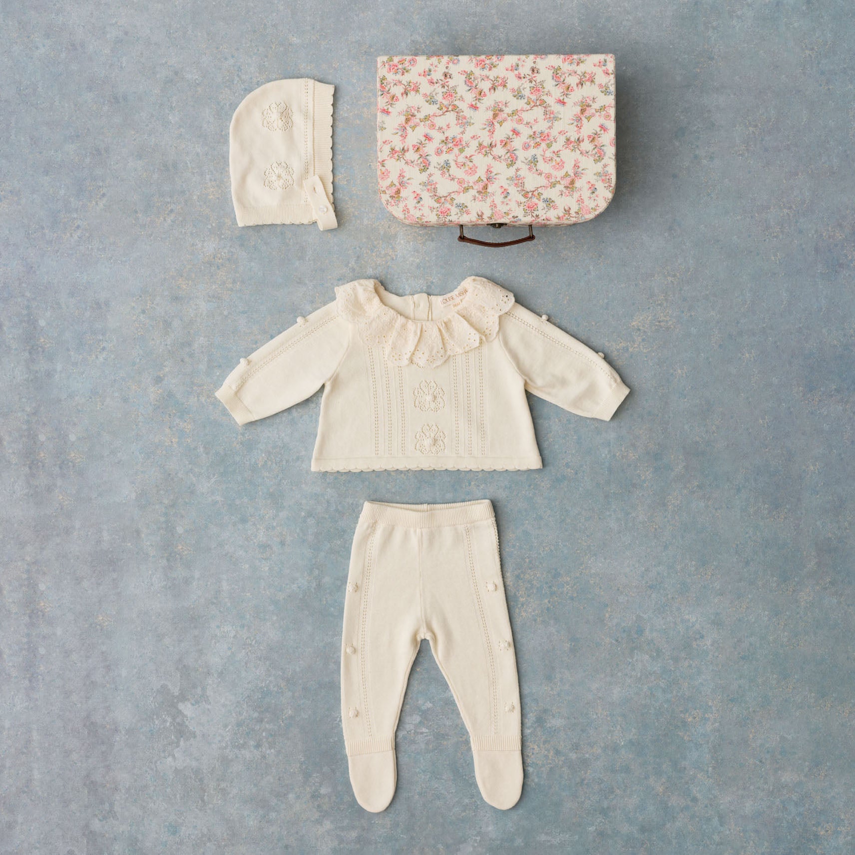 Louise Misha-Baby Girls Jumper Legging Beguin Bliss Cream