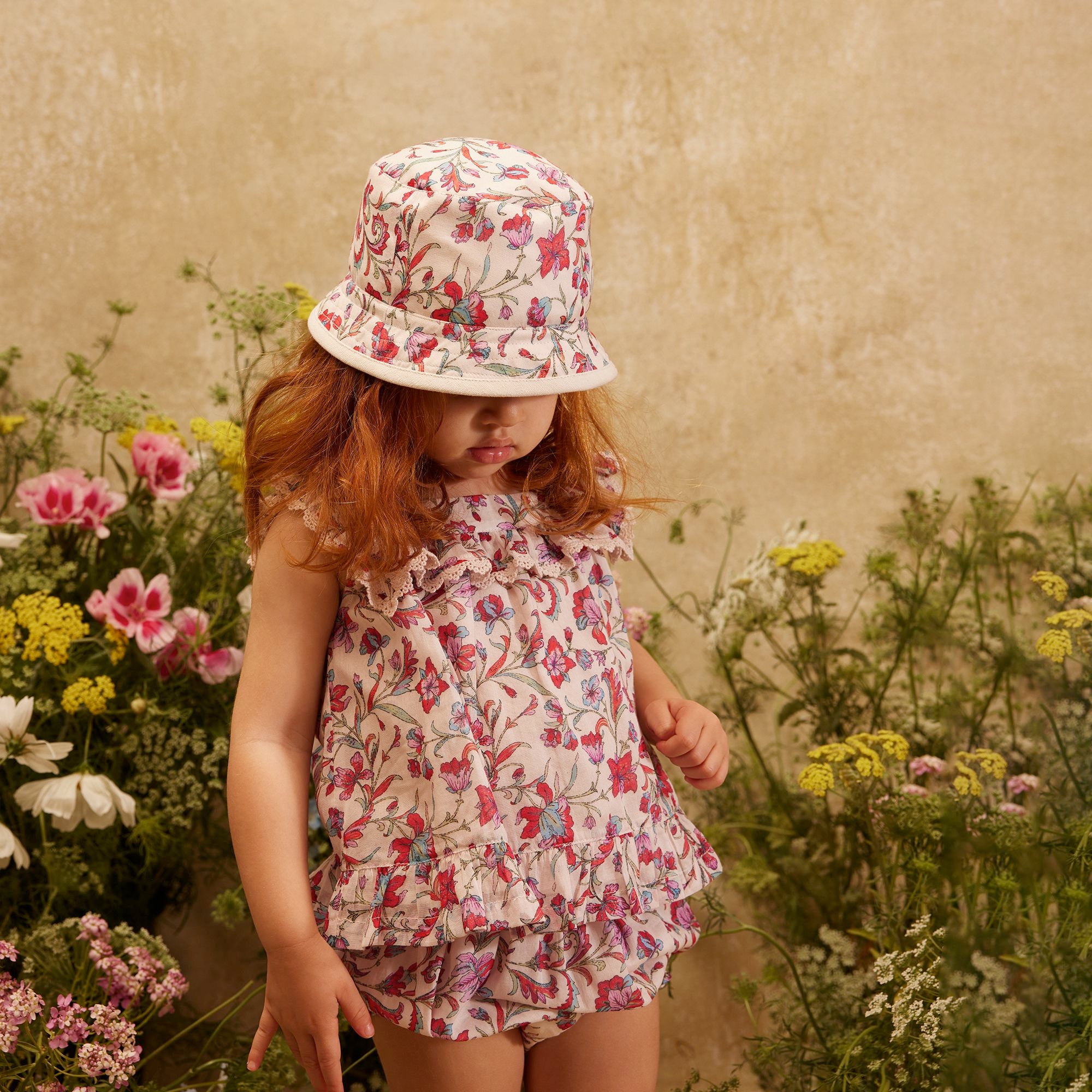 Louise Misha-Baby Girls Bloomers Maud Cream Floral Haven