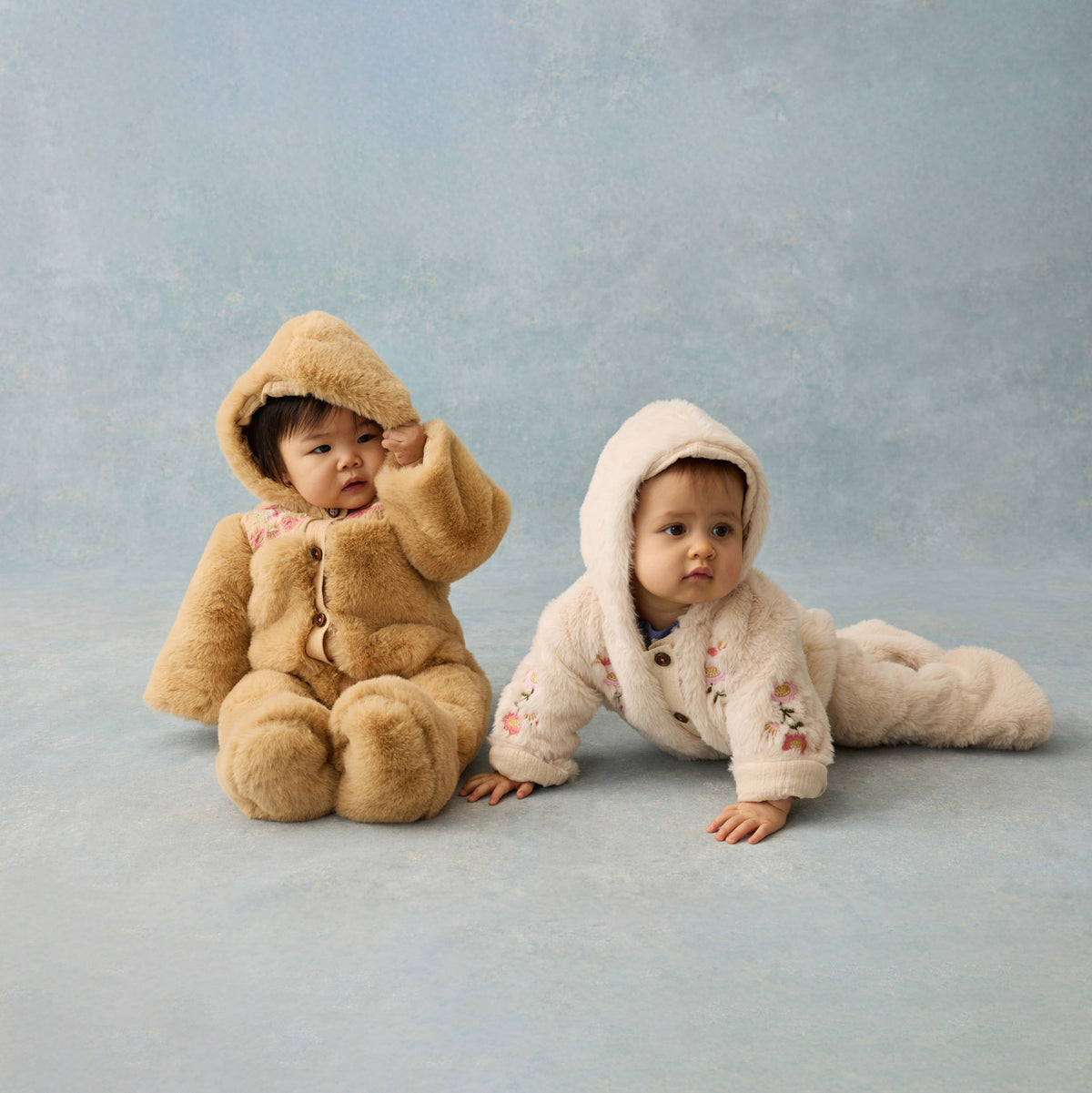 Louise Misha-Baby Girls Pilot Jumpsuits Naglaya Cream