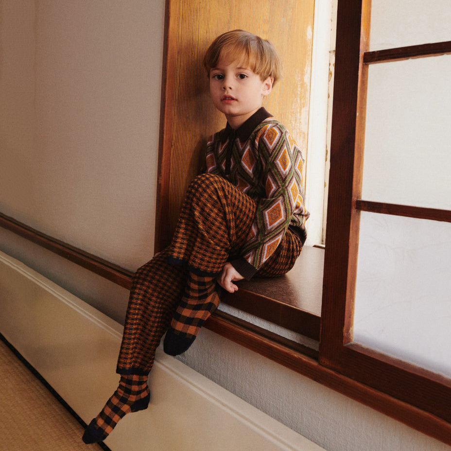 FUB-Kids Harlekin Polo mocca