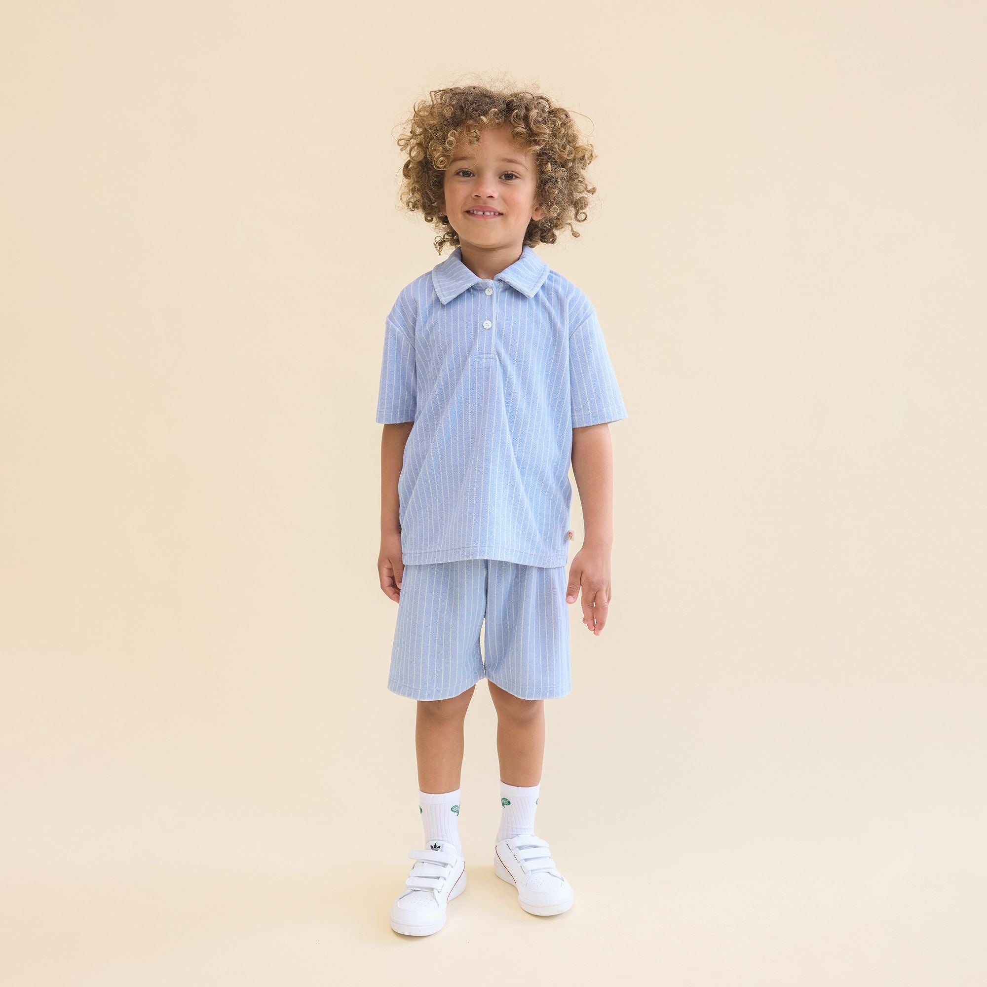 Flöss-Boys Nohr Shirt Bright Blue Stripe