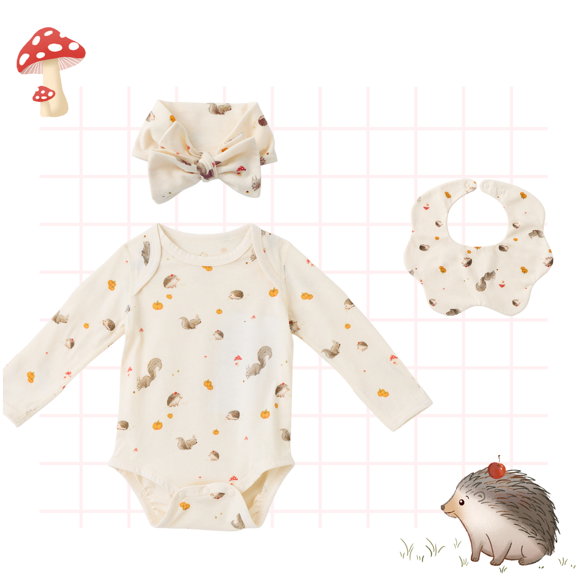 Blara Organic House-Newborn Gift Bundle A Little Fox Dream