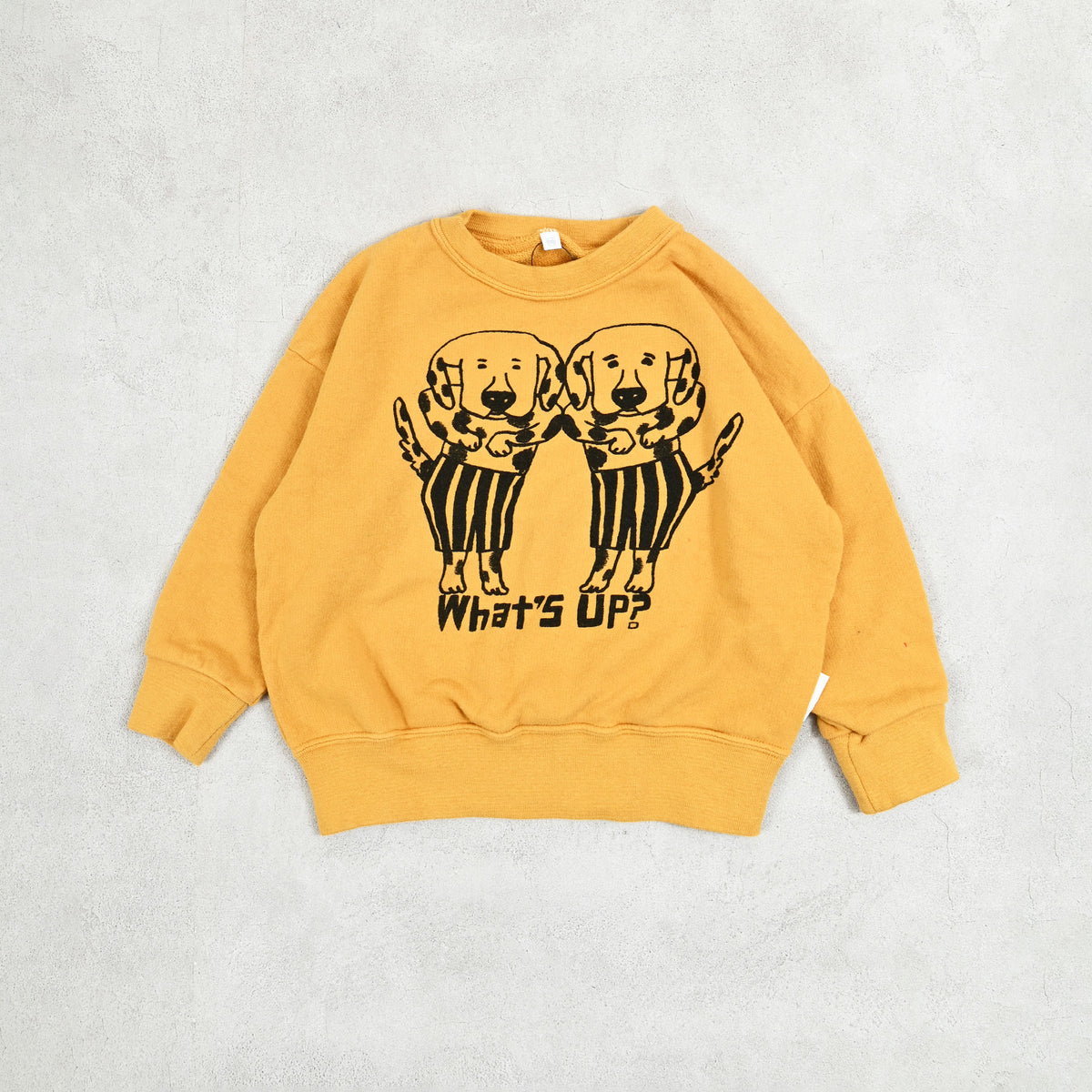 Markey's-Illustration Sweatshirt Mustard