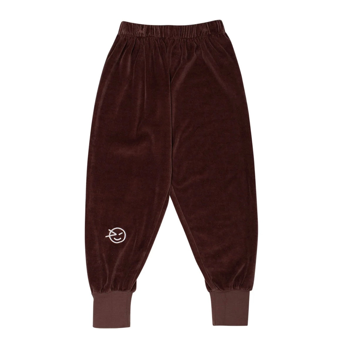VELOUR CLOUD PANT-CHOC