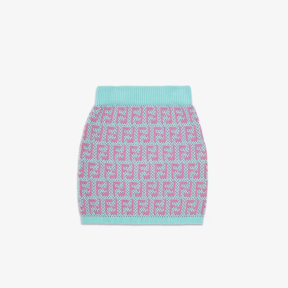 GIRL FF ALLOVER KNITTED SKIRT