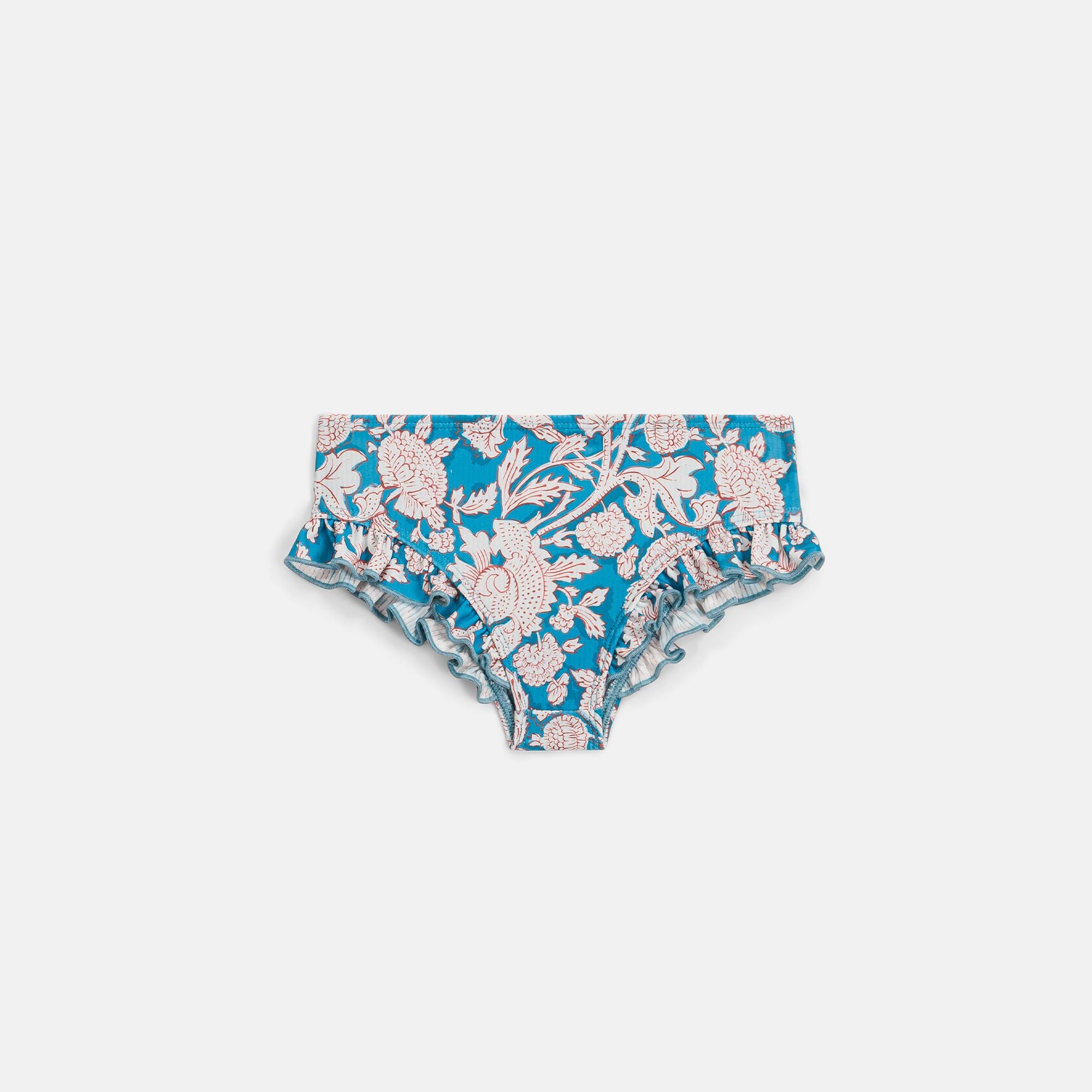 Louise Misha-Girls Bathing Set Yani Blue Mountain Avens