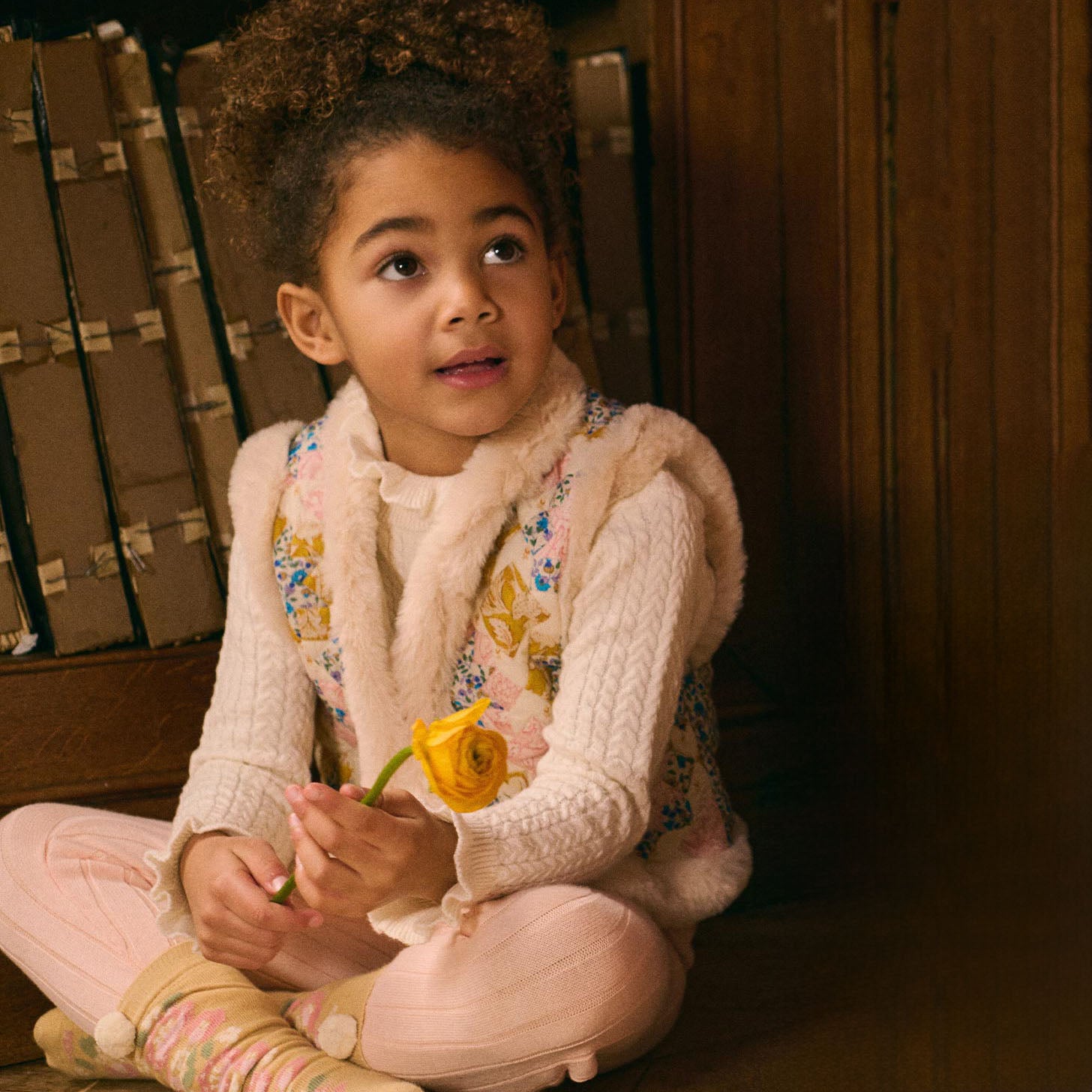 Louise Misha-Girls Blush Leggings Moldavia