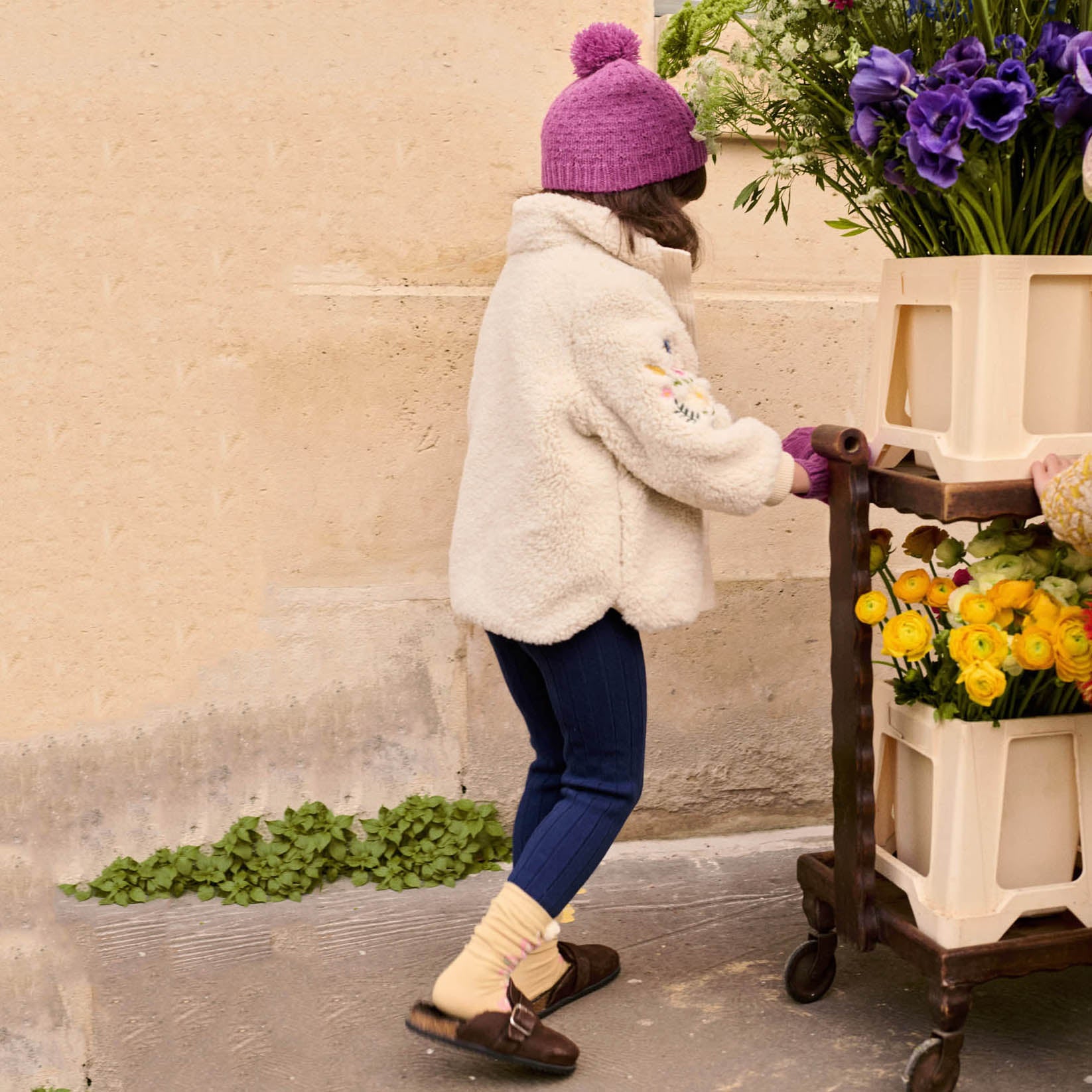 Louise Misha-Girls Cream Coat Rosinna