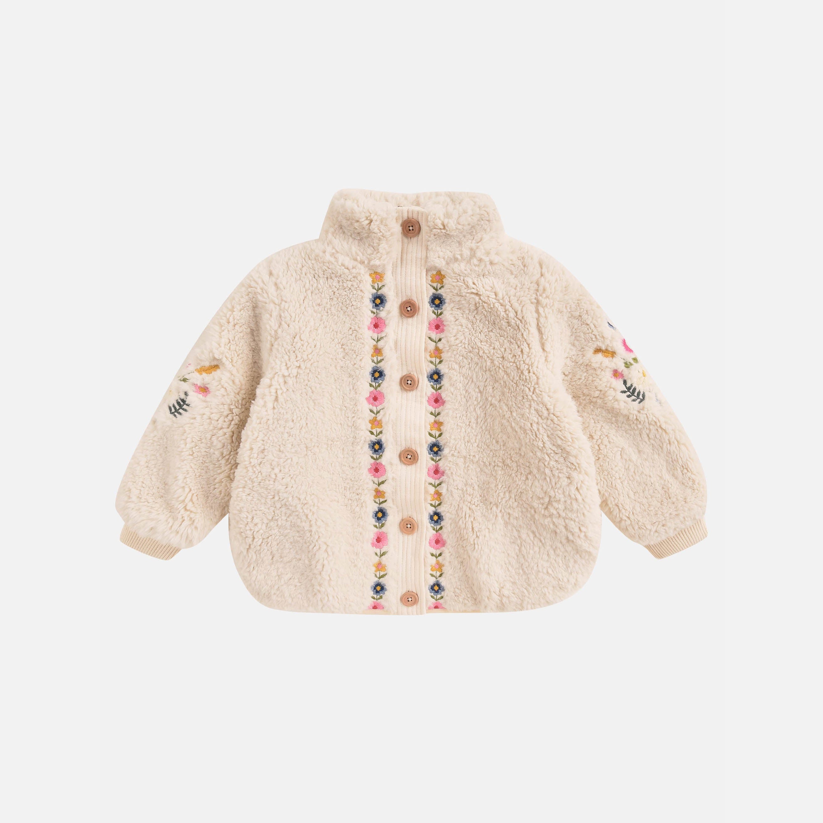 Louise Misha-Girls Cream Coat Rosinna