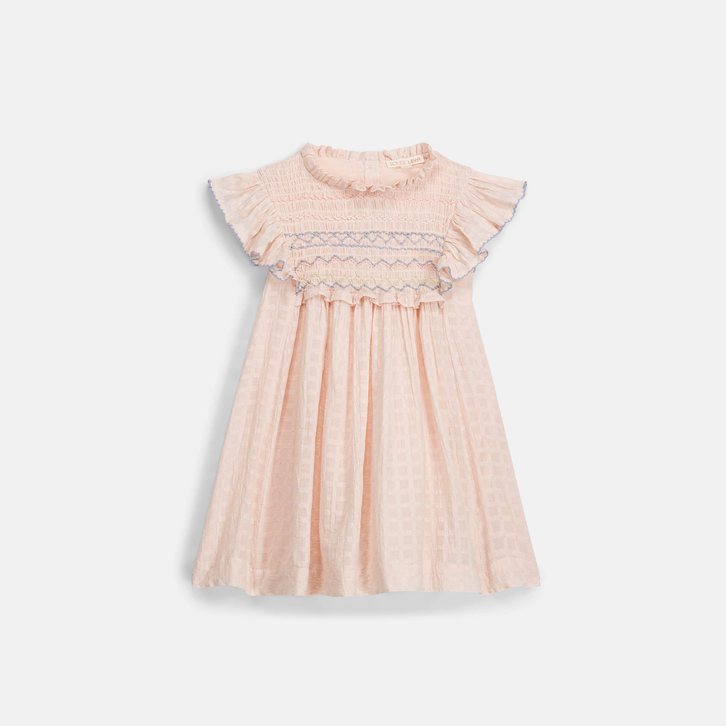 Louise Misha-Girls Dress Aurelina Cream