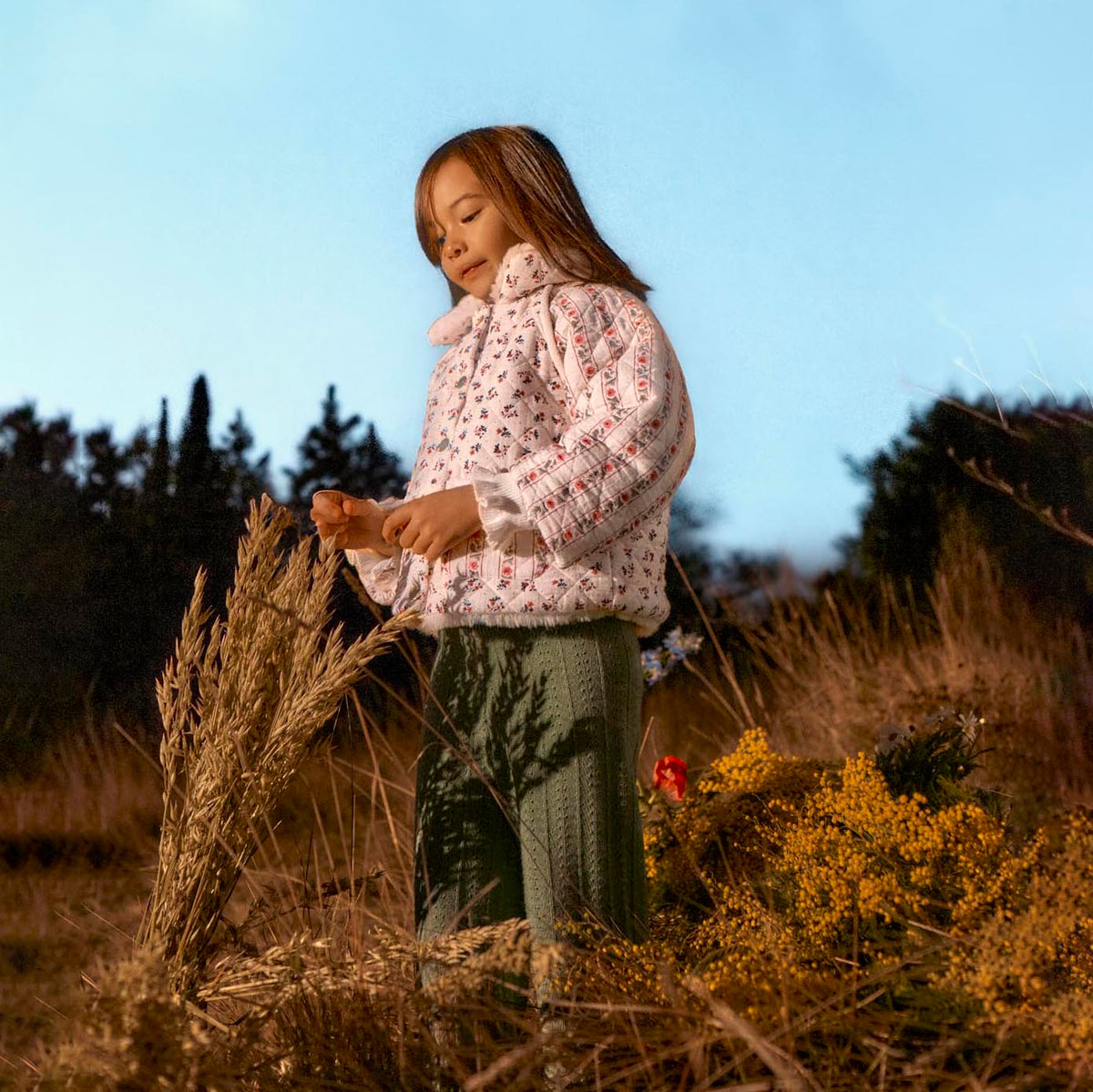 Louise Misha-Girls Reversible Coat Jasmina Cr.Pink S-Cr.Flow B.