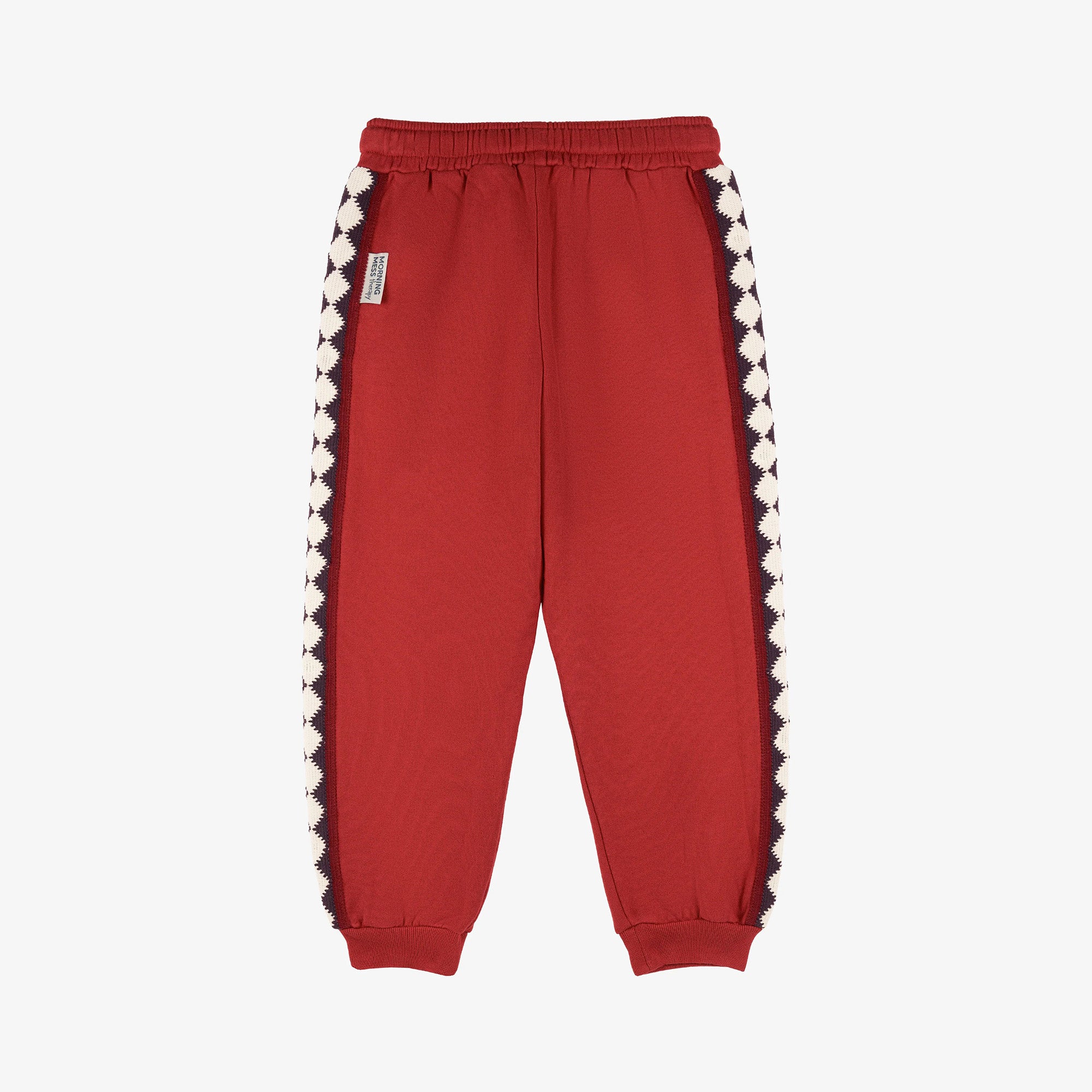 Morning Mess Therapy-Gio Sweatpants Relaxed Fit Deep Red