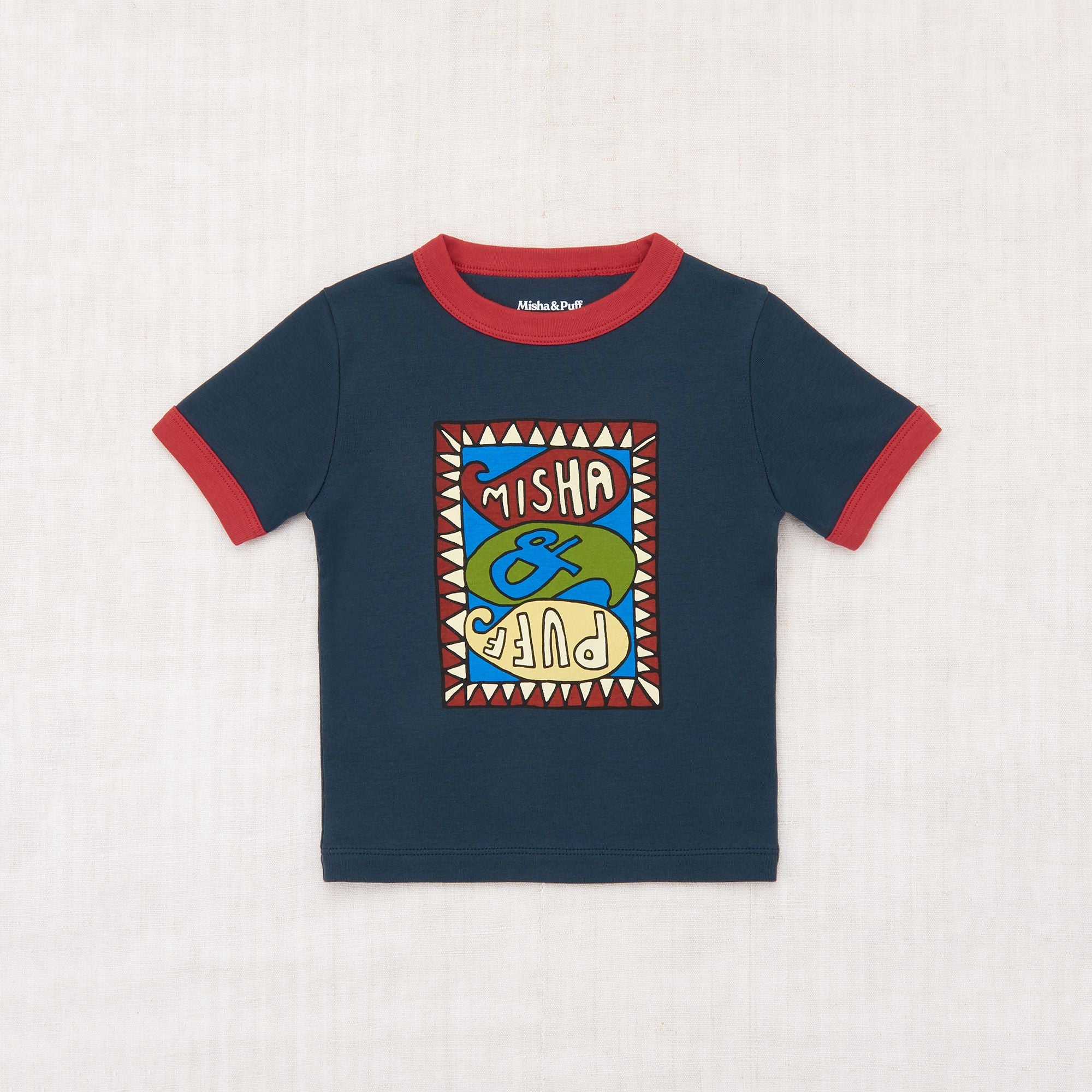 Misha & Puff-Groovy Paisley Ringer Tee Galaxy