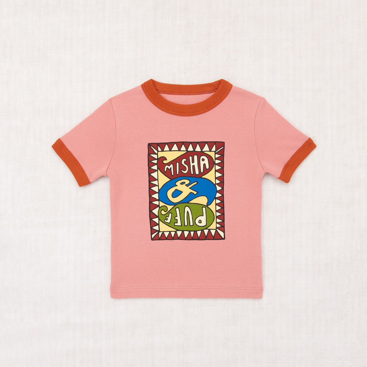 Misha & Puff-Groovy Paisley Ringer Tee Rosewood