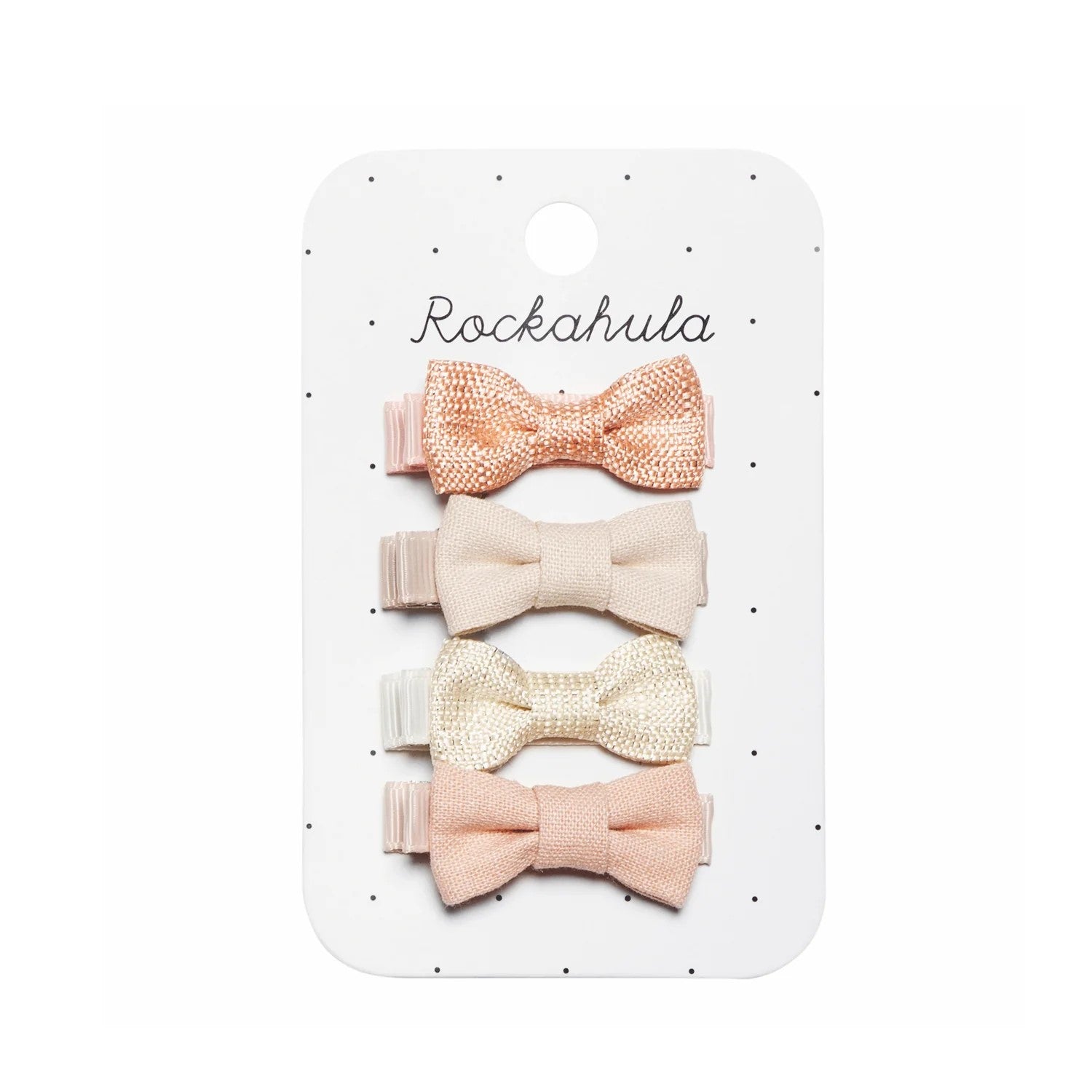 Rockahula Kids-Linen Mini Bow Clips