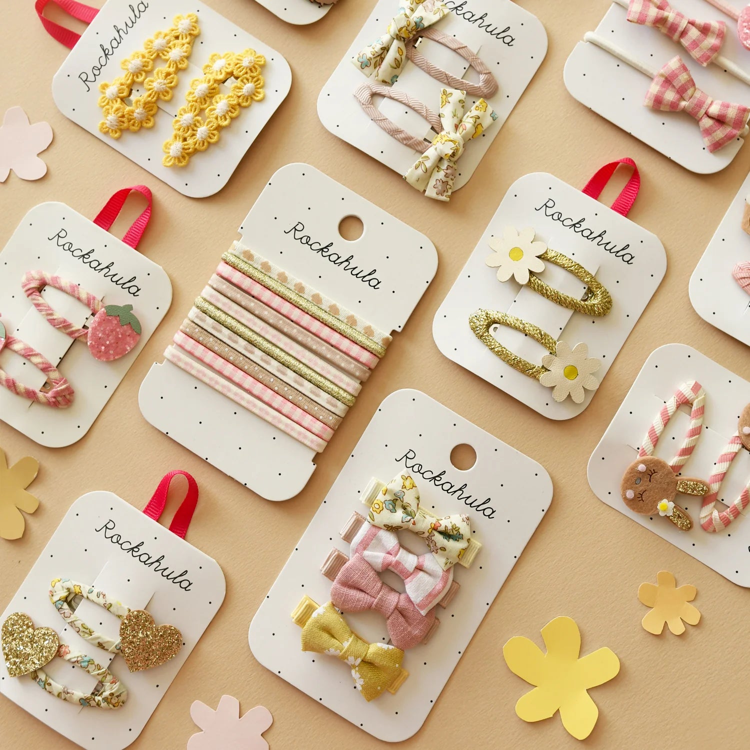 Rockahula Kids-Petal Glitter Heart Clips