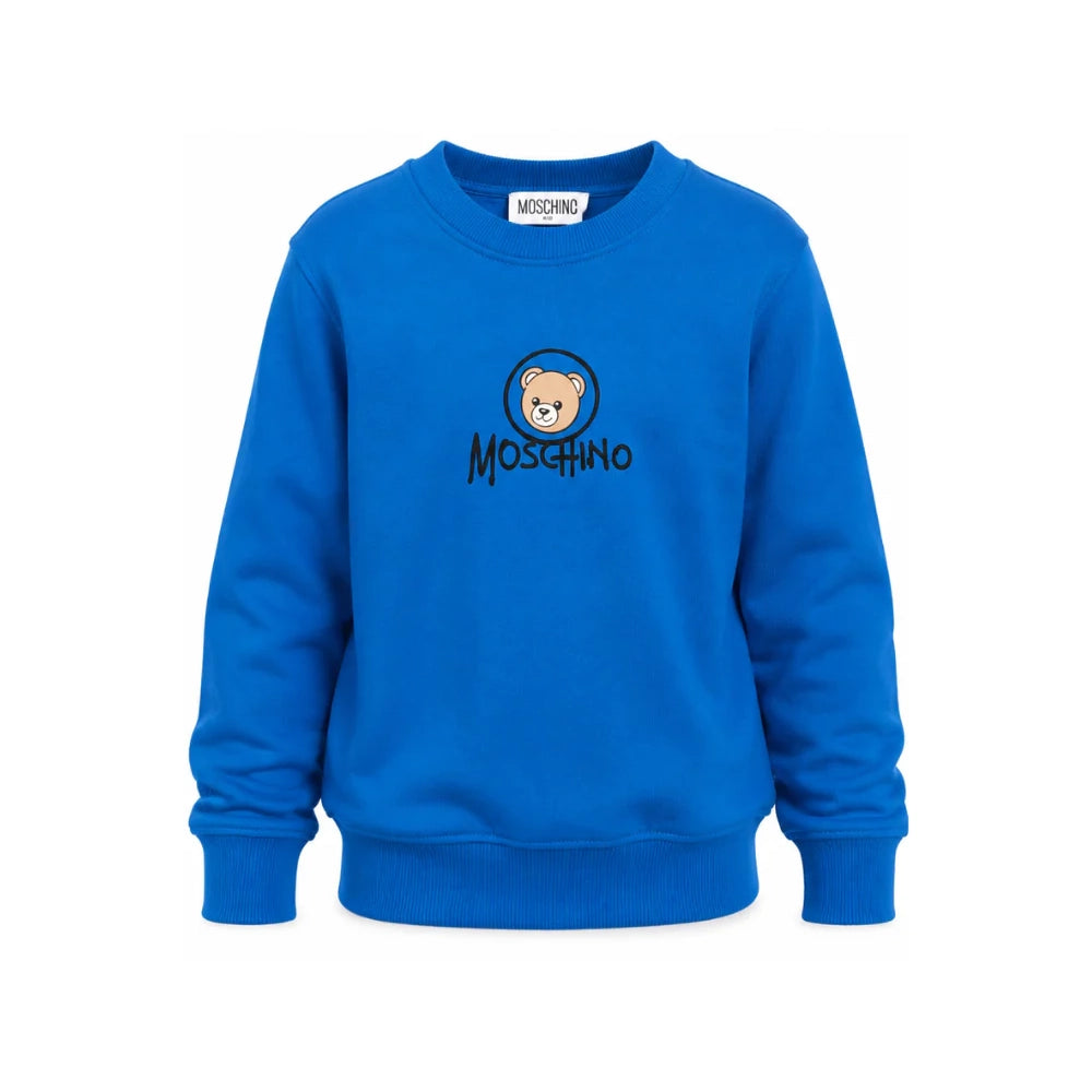 Moschino-Kids Sweatshirt Princess Blue