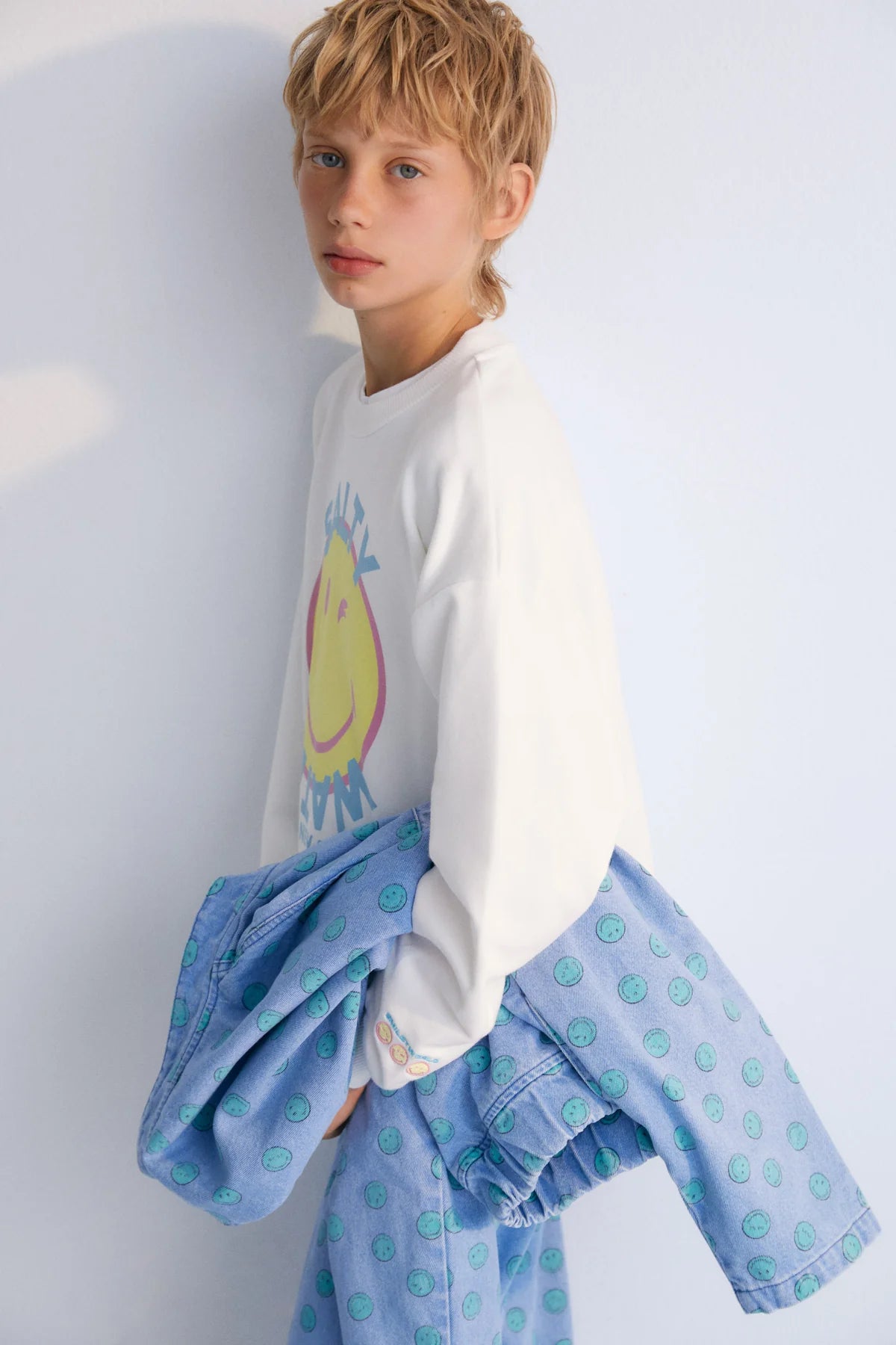 The New Society-Smiley Sweater Salty Water