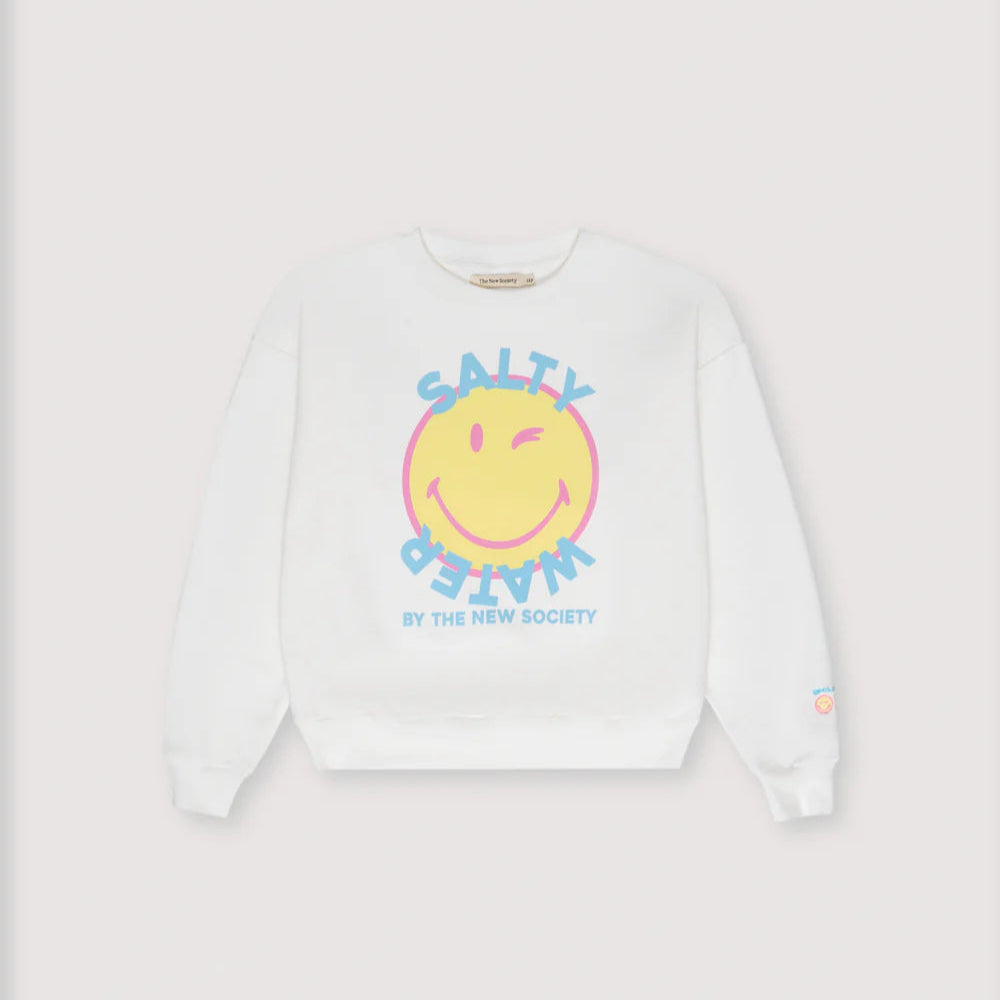 The New Society-Smiley Sweater Salty Water