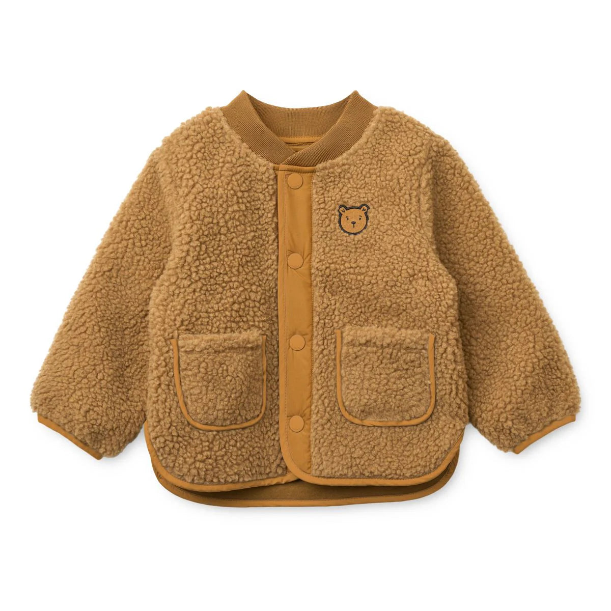 Liewood-Lora Pile jacket Golden caramel