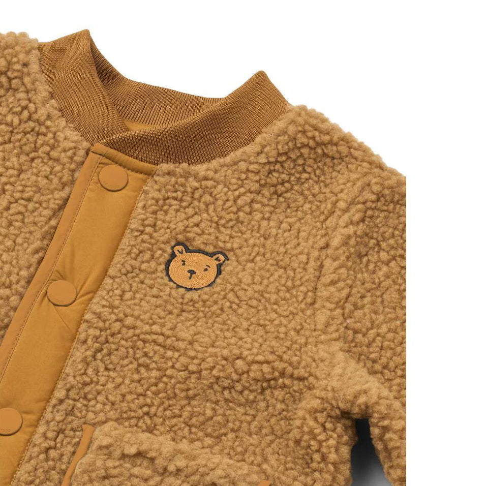 Liewood-Lora Pile jacket Golden caramel