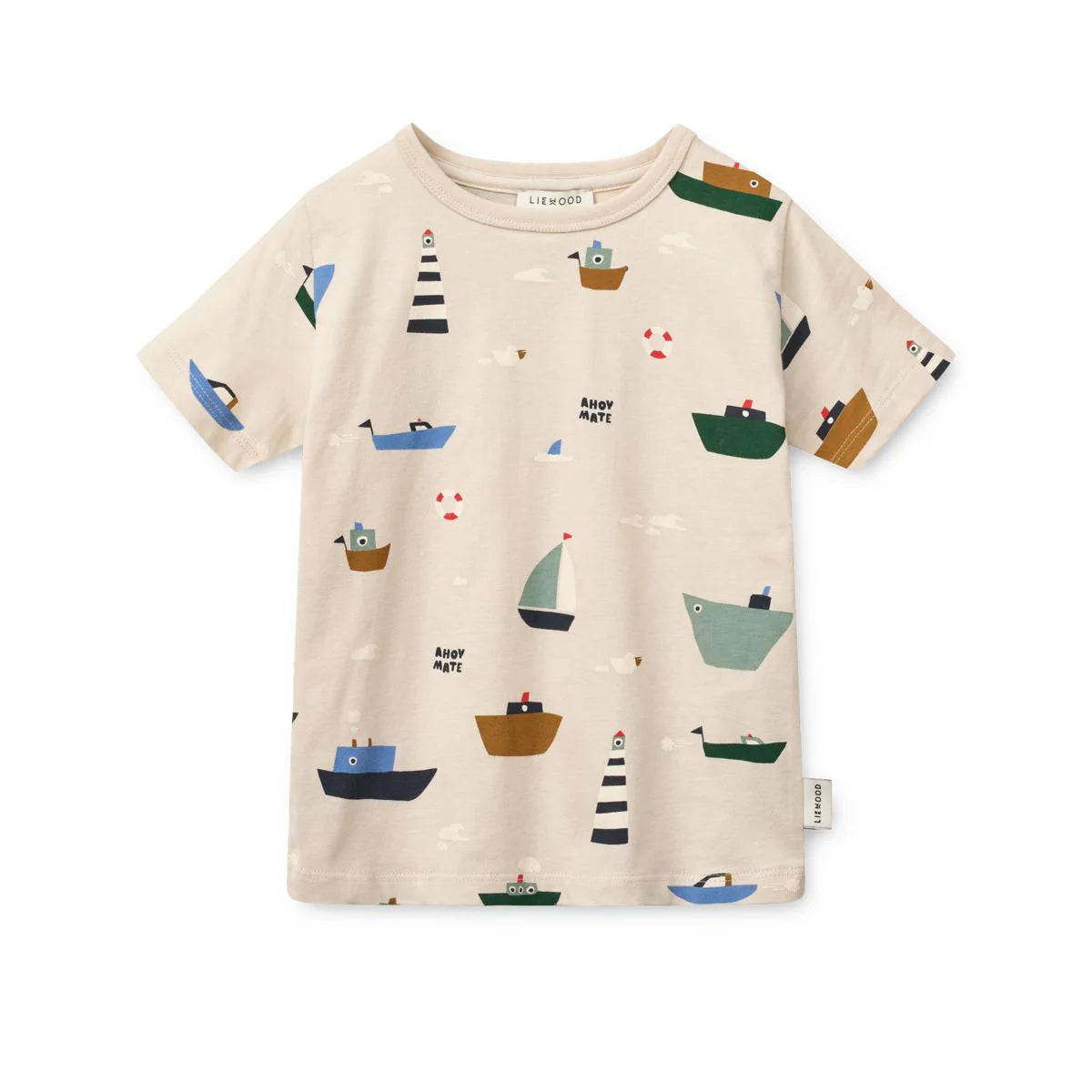 Liewood-Apia Printed Shortsleeve T-shirt Sailing / Sandy