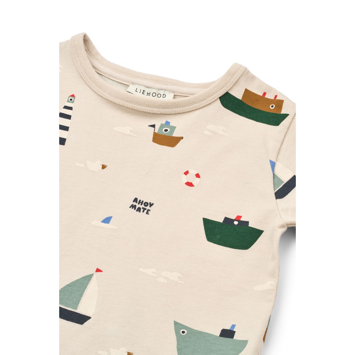 Liewood-Apia Printed Shortsleeve T-shirt Sailing / Sandy