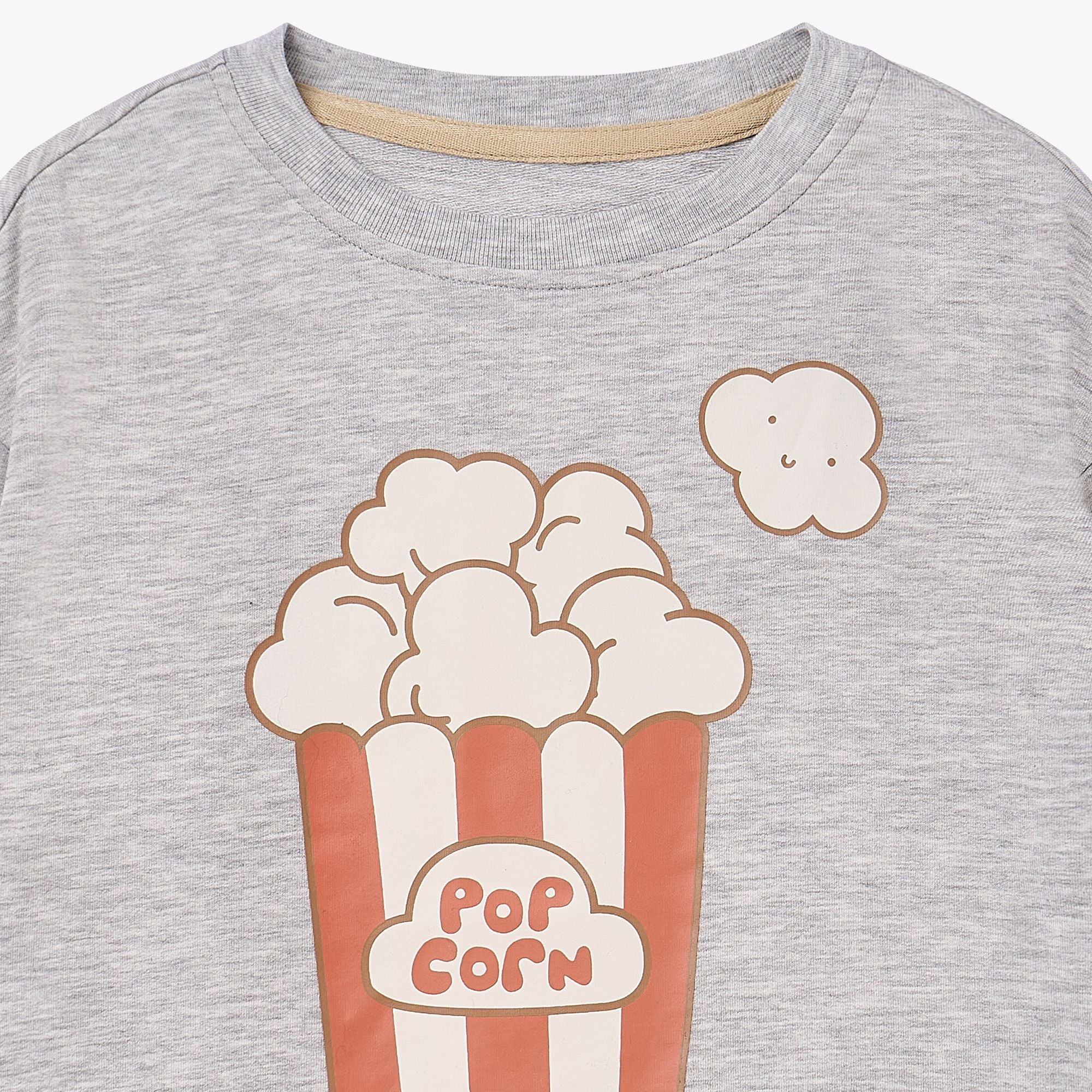 Petite Revery-Kids Long Sleeve Sweatshirt Fog Grey