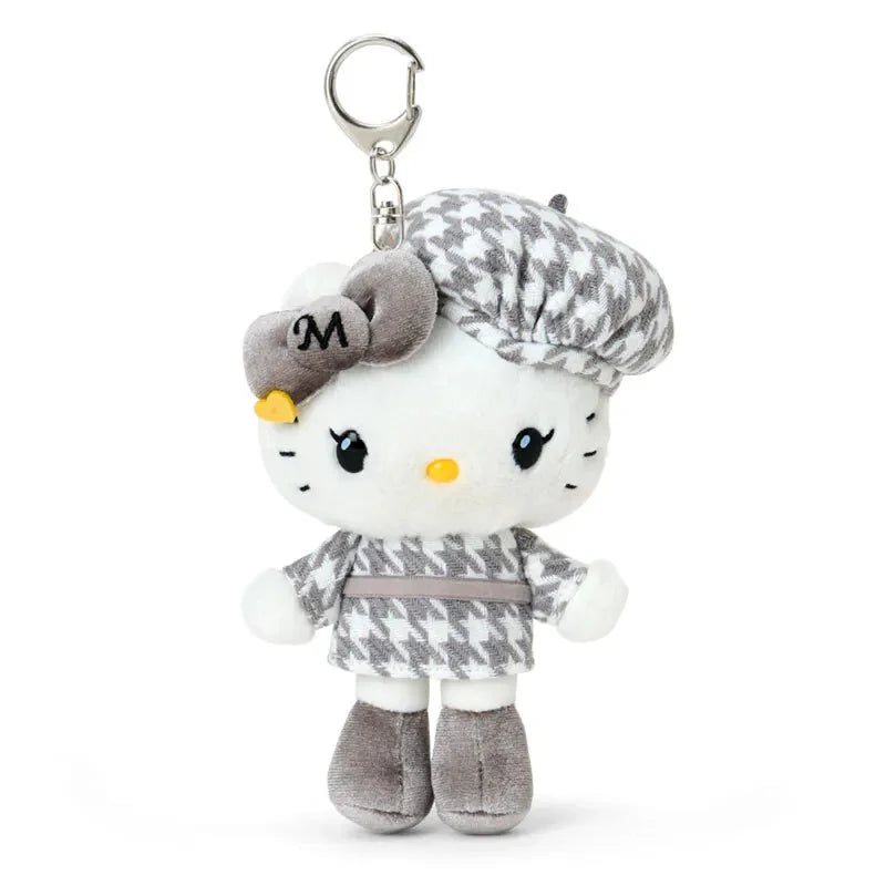 Sanrio-Mimmy Plush Mascot Keychain (Monochrome Birthday Twins Series)