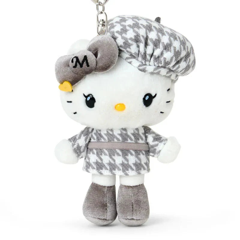 Sanrio-Mimmy Plush Mascot Keychain (Monochrome Birthday Twins Series)