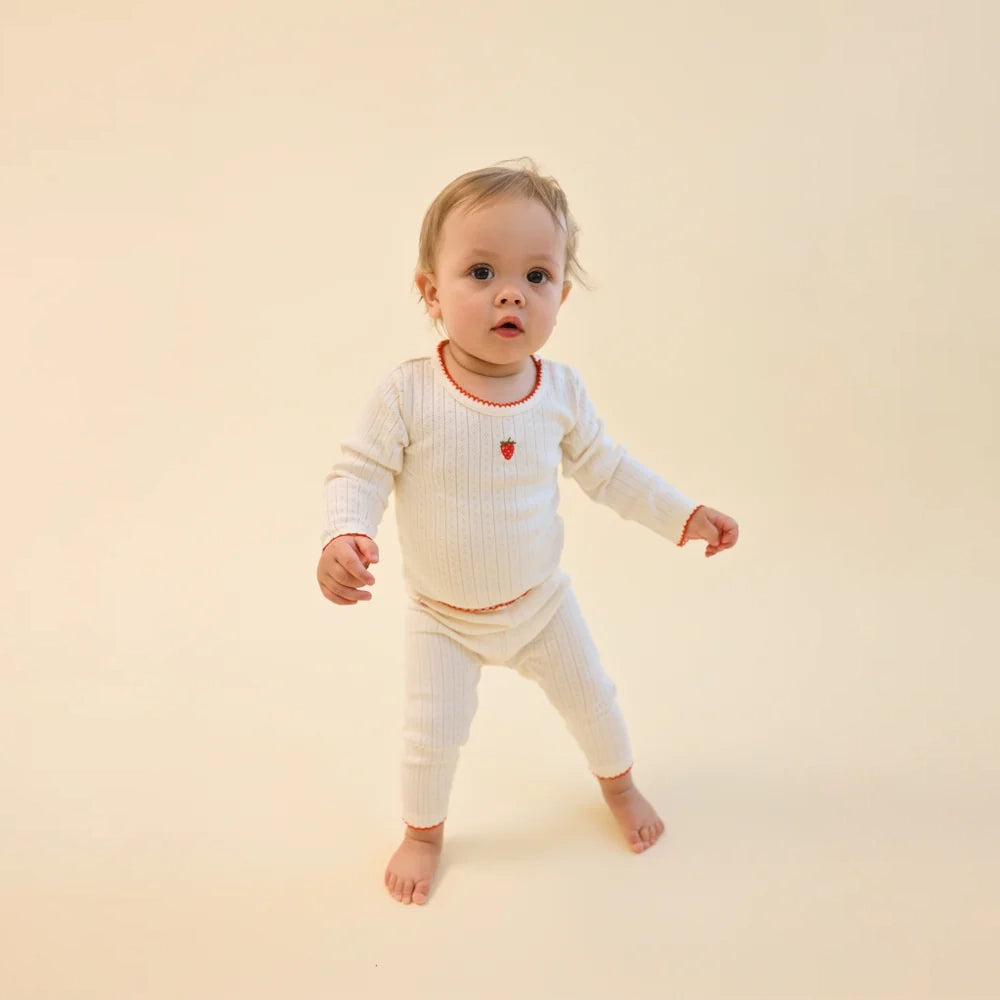 FloĢss-Flora Pointelle Bodystocking Gentle Cream