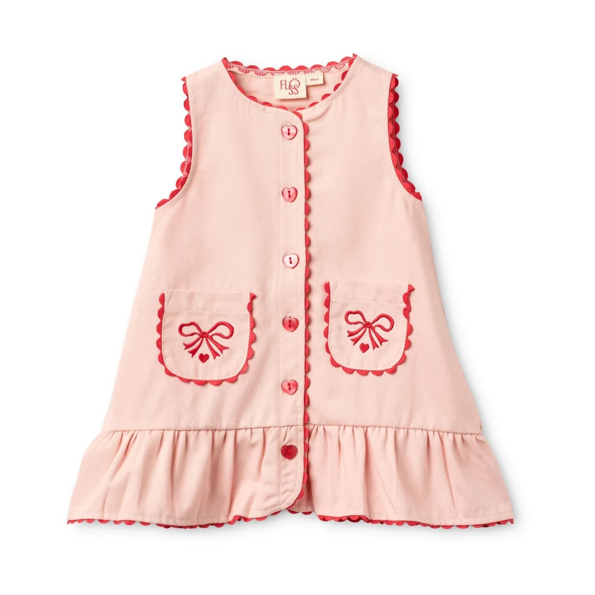 FloĢss-Elina Dress Soft Rose