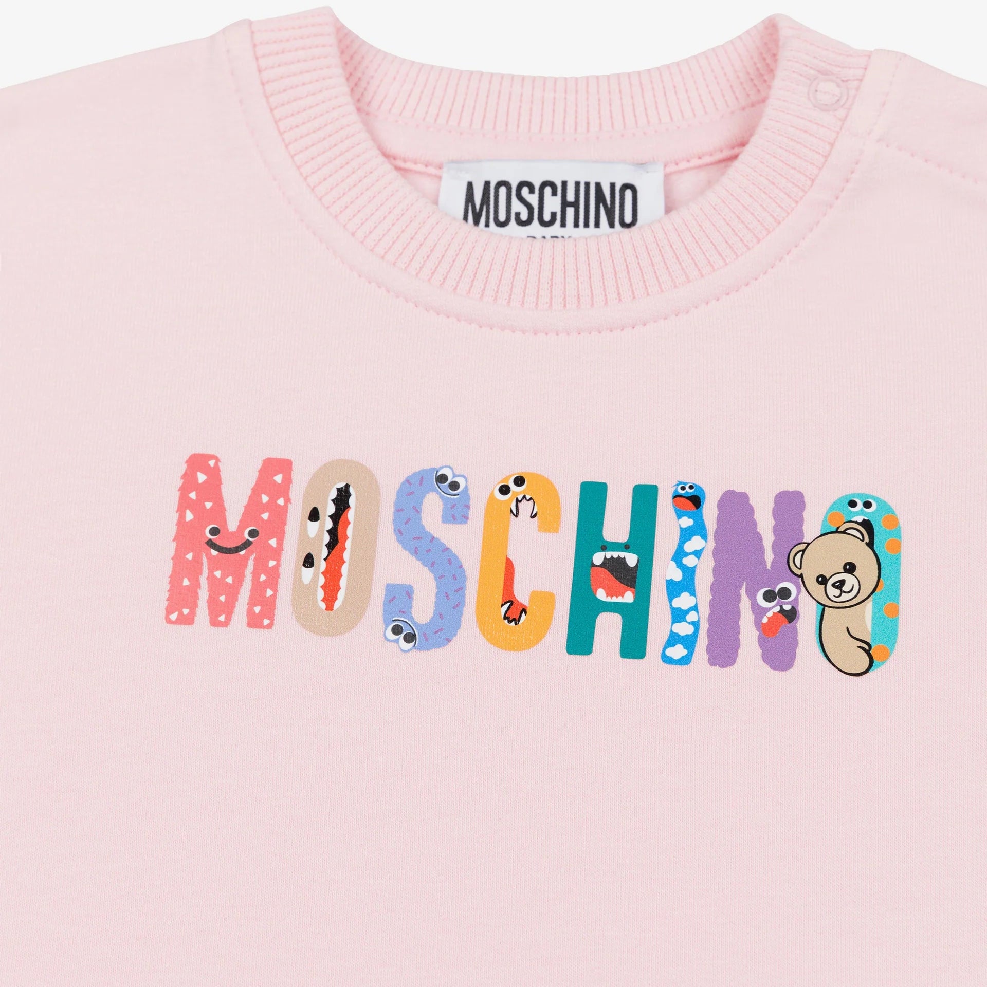 Moschino-Baby Girls Sugar Rose Logo Dress