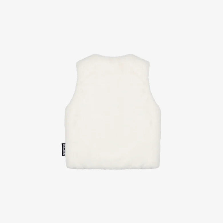 Moschino-Kids White Gilet