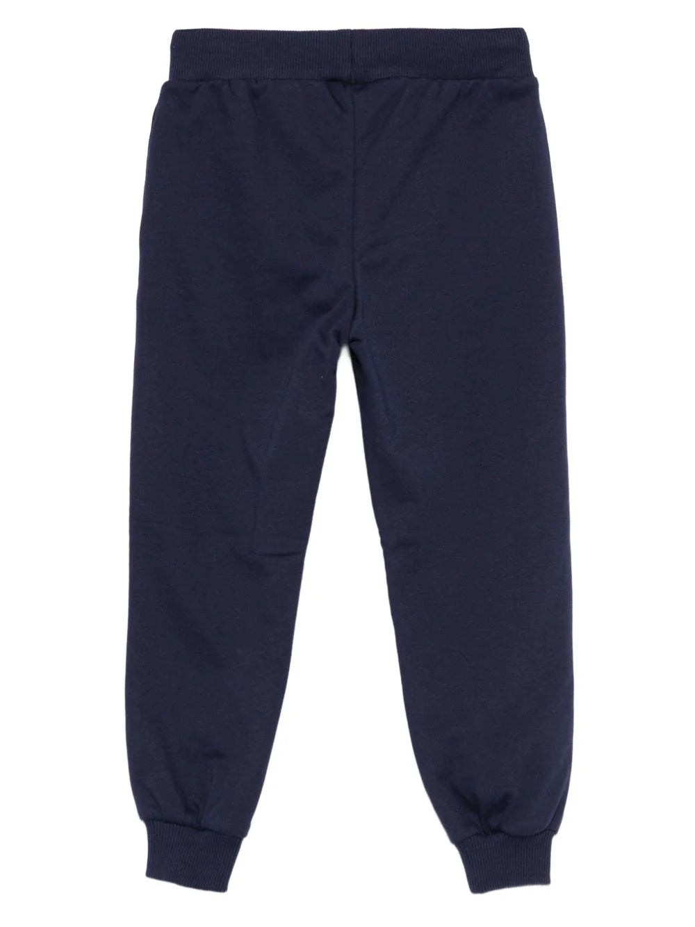 Moschino-Kids Blue Navy Teddy Bear Logo Joggers