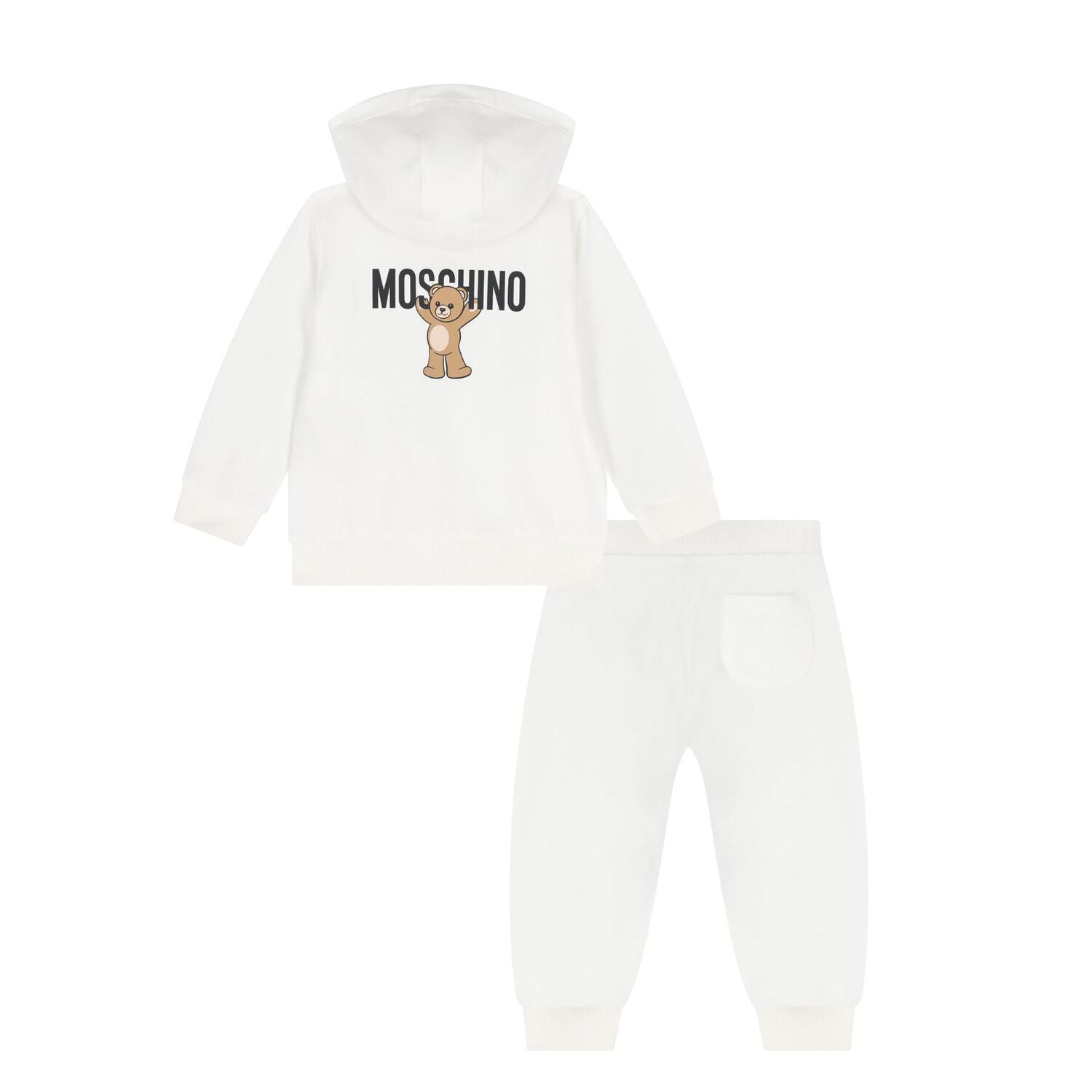 Moschino-Baby Hooded Tracksuit Cloud
