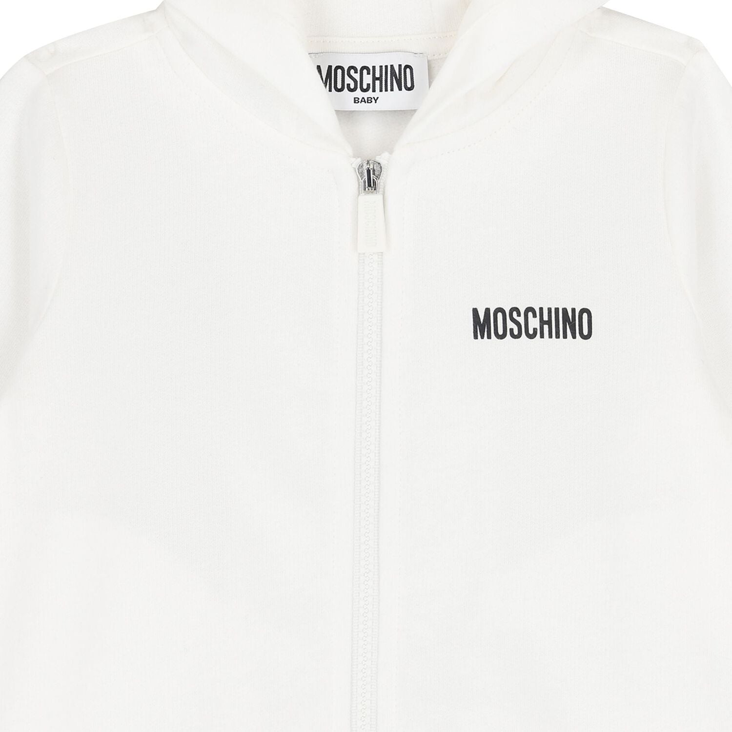 Moschino-Baby Hooded Tracksuit Cloud