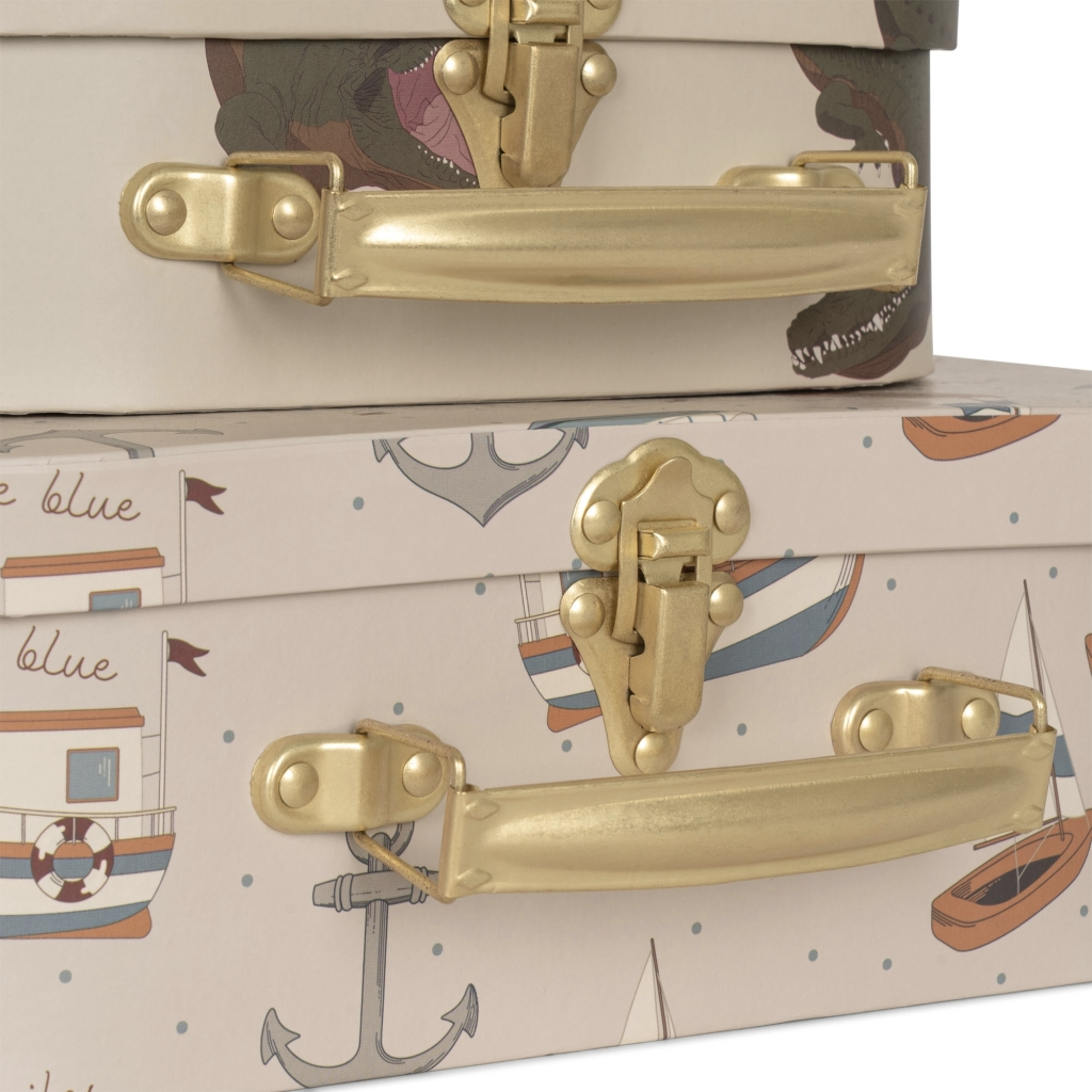 2 PACK SUITCASE CROCODILE