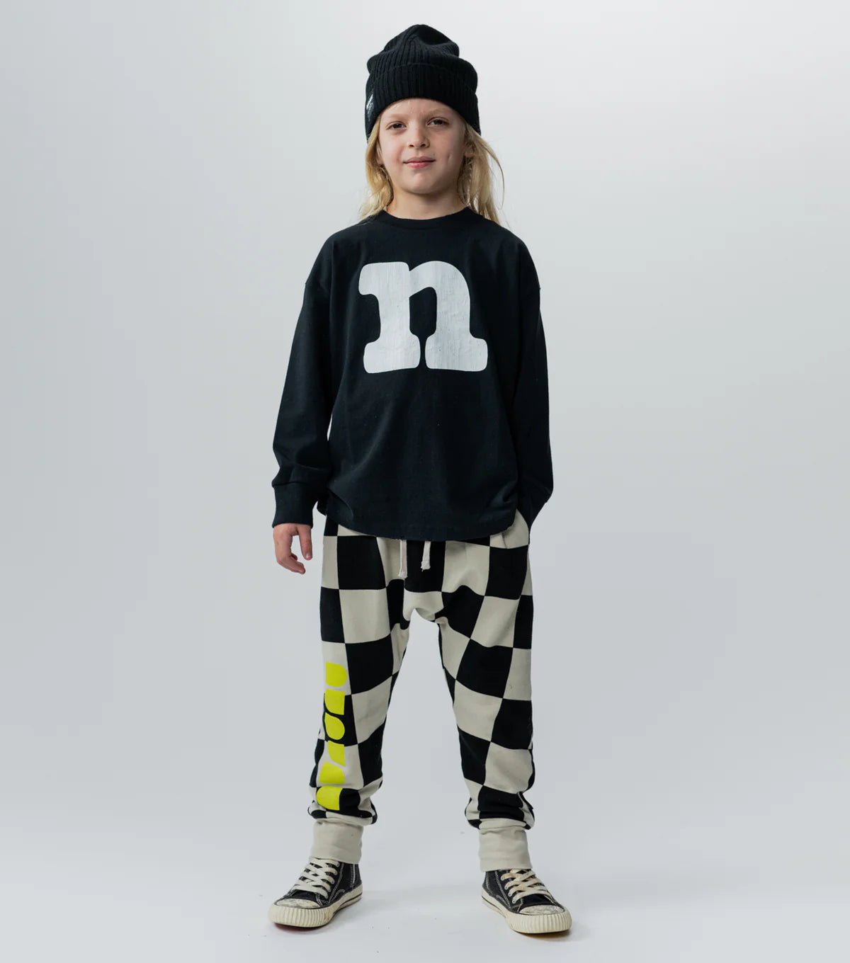 CHECKMATE BAGGY PANTS SMOKEY NATURAL
