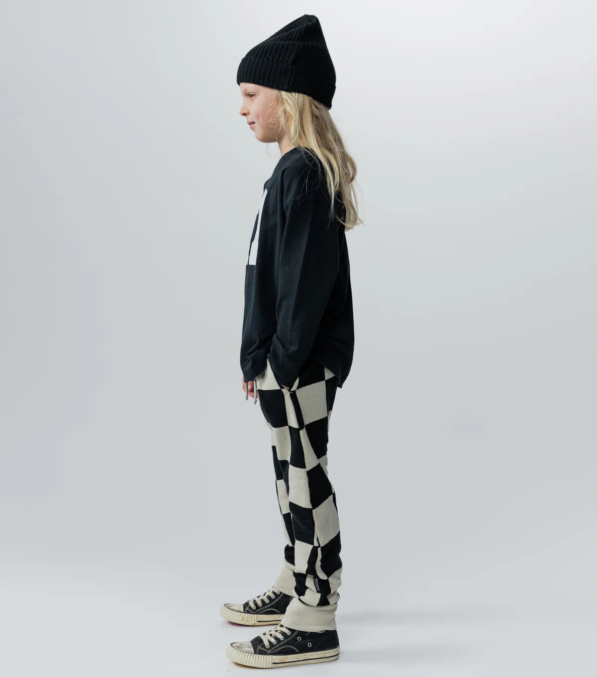 CHECKMATE BAGGY PANTS SMOKEY NATURAL