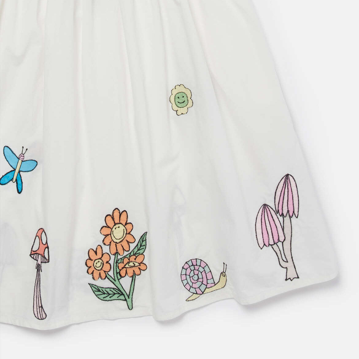Stella Mccartney Kids-GIRL SLEEVELESS DRESS WITH FAIRYLAND EMBRO