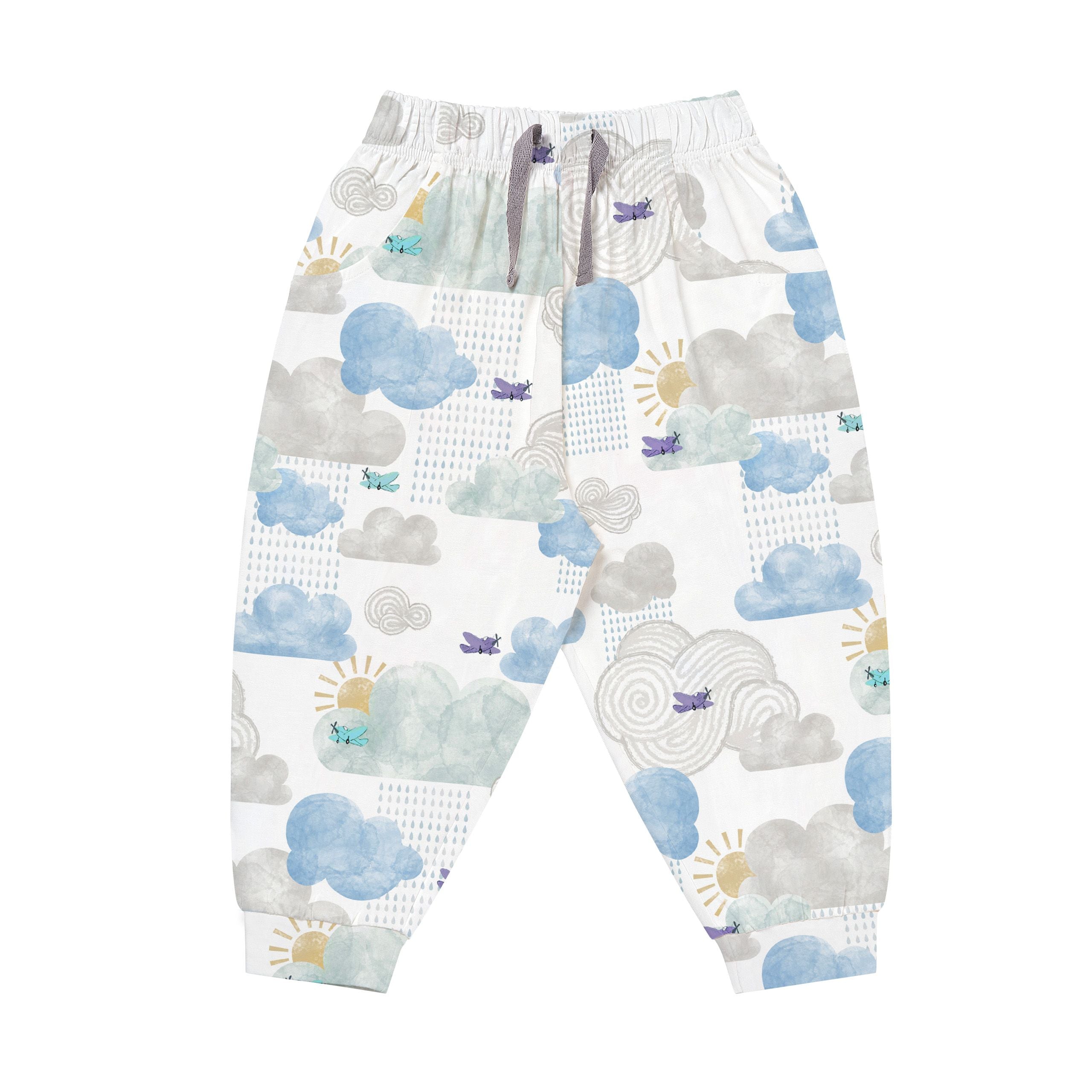 Nest Designs-Harem Pants Fluffy Puffs
