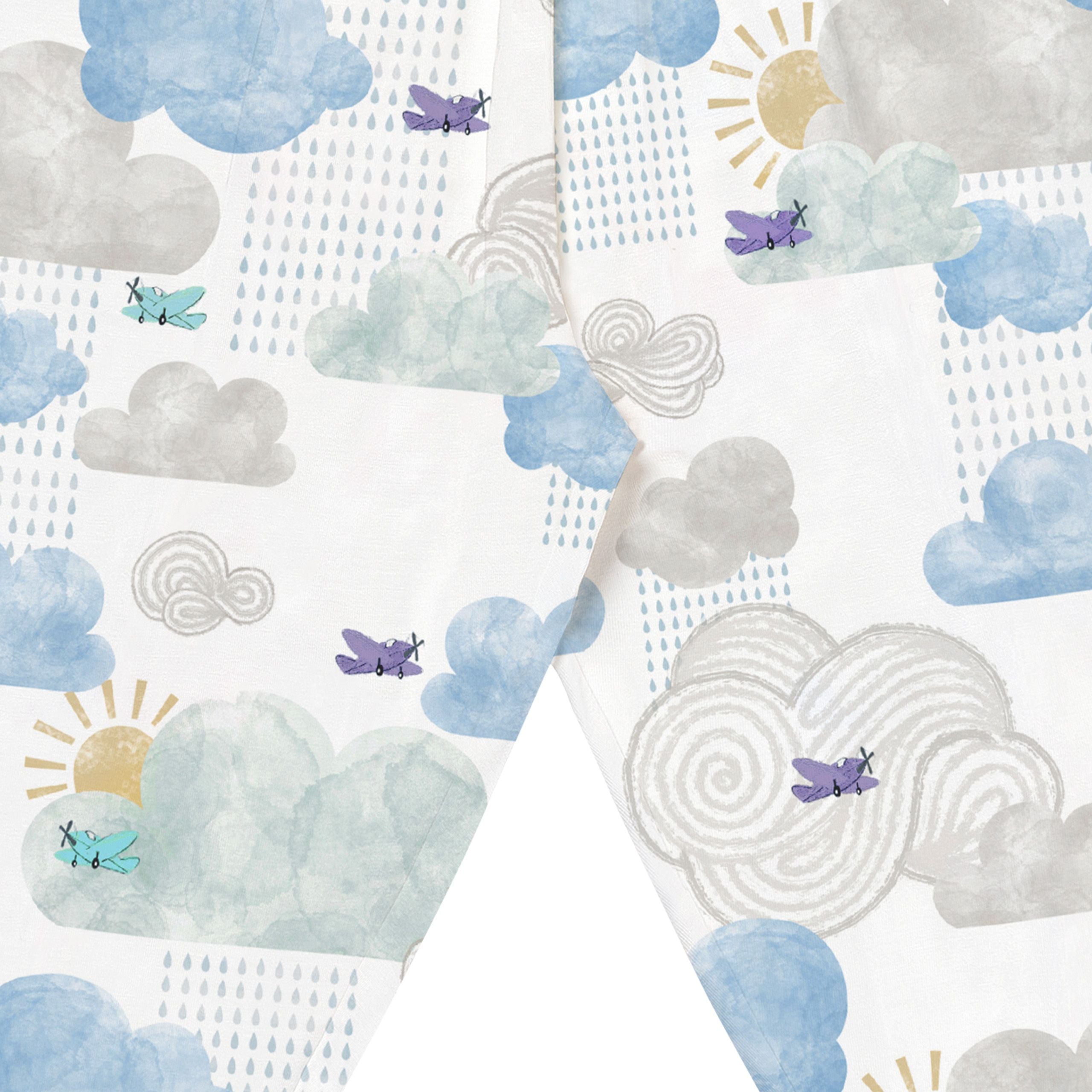 Nest Designs-Harem Pants Fluffy Puffs