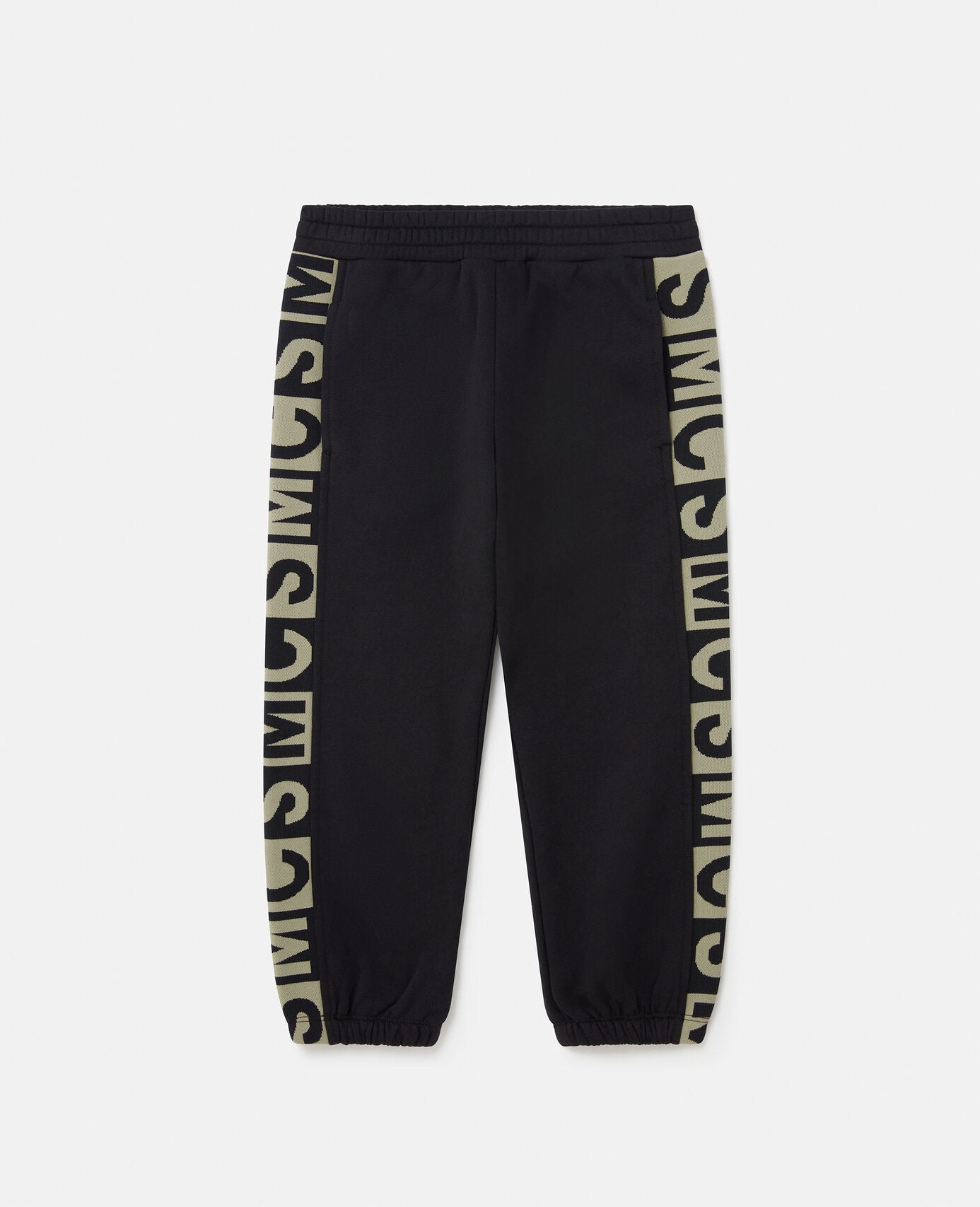 BOY JOGGERS WITH JACQUARD LOGO TAPE