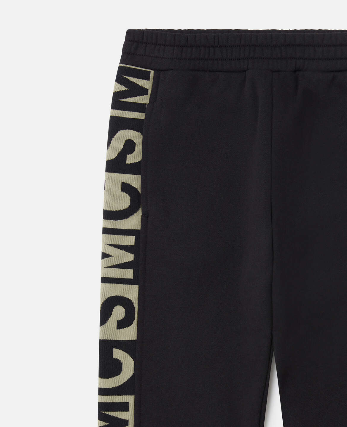 BOY JOGGERS WITH JACQUARD LOGO TAPE
