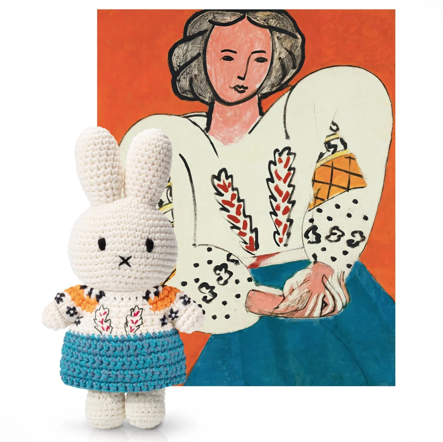 Miffy-Miffy in Matisse Inspired La Blouse Roumaine Dress