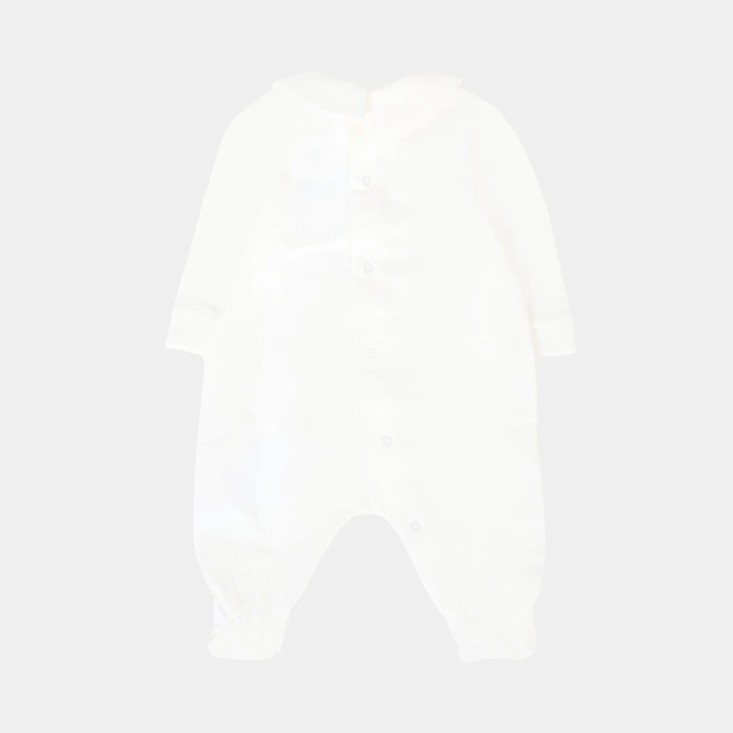 Moschino-Baby White Babygrow & Bib Gift Set