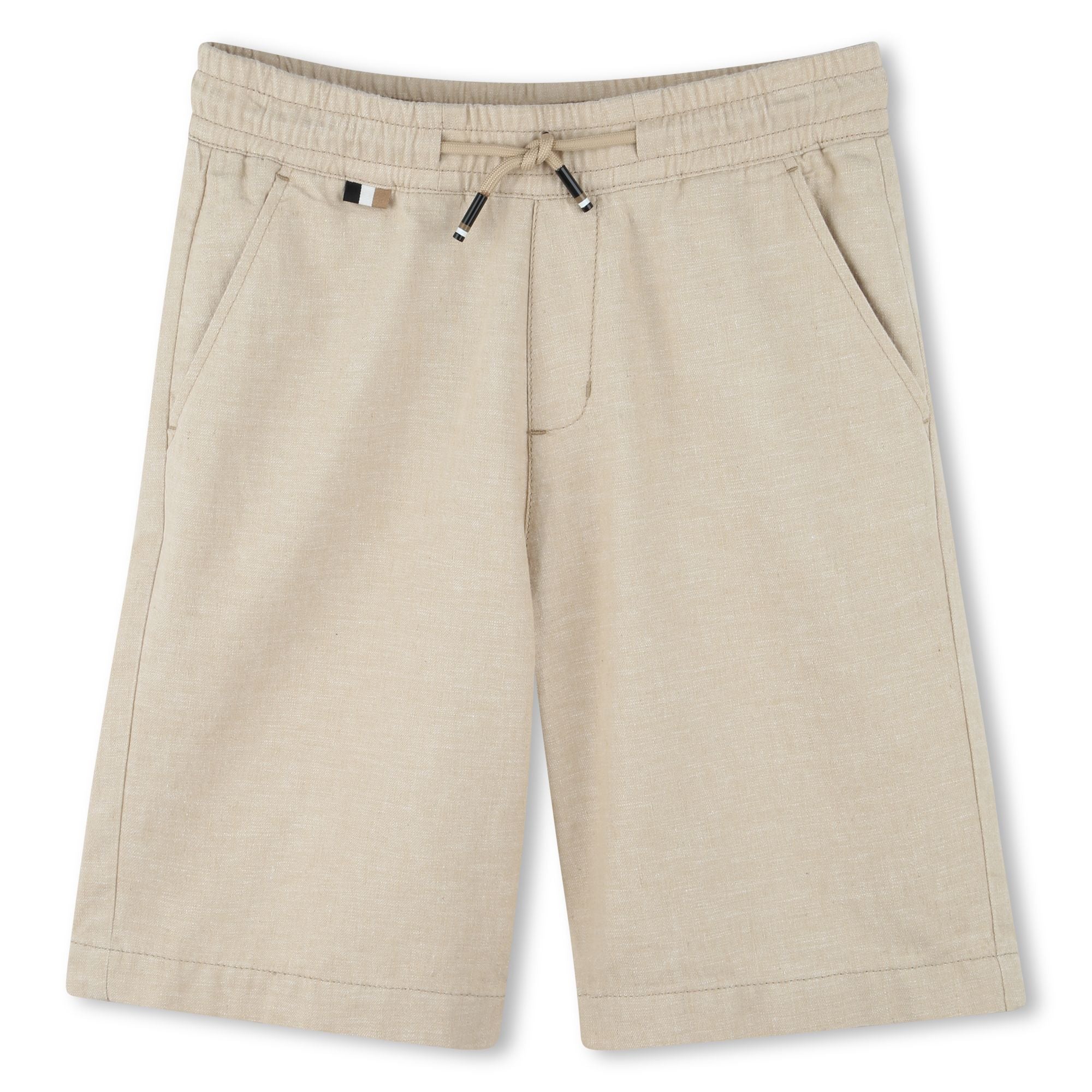 Boss-Boys Khaki Bermuda Shorts