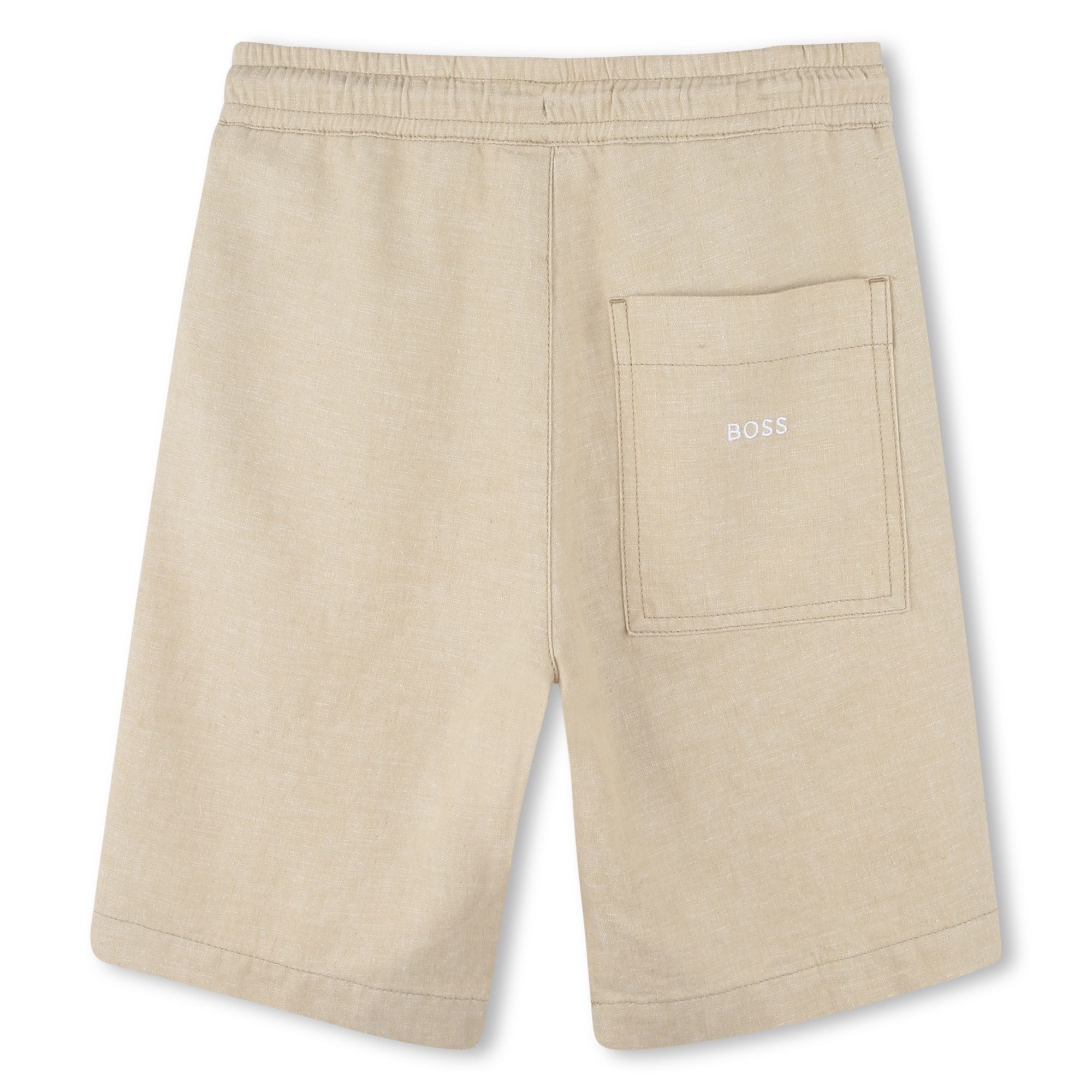 Boss-Boys Khaki Bermuda Shorts