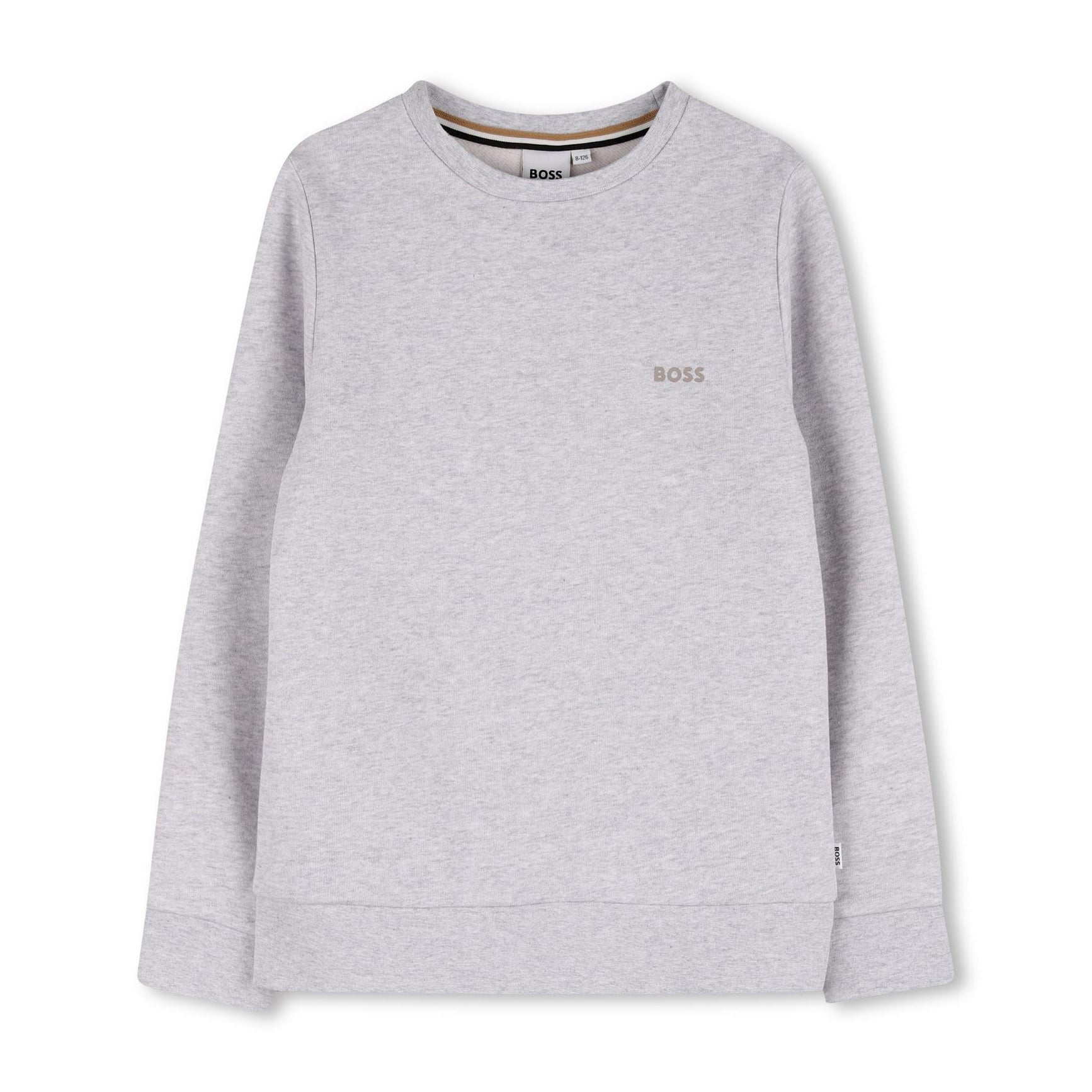 Boss-Boys Sweatshirt Chine Grey